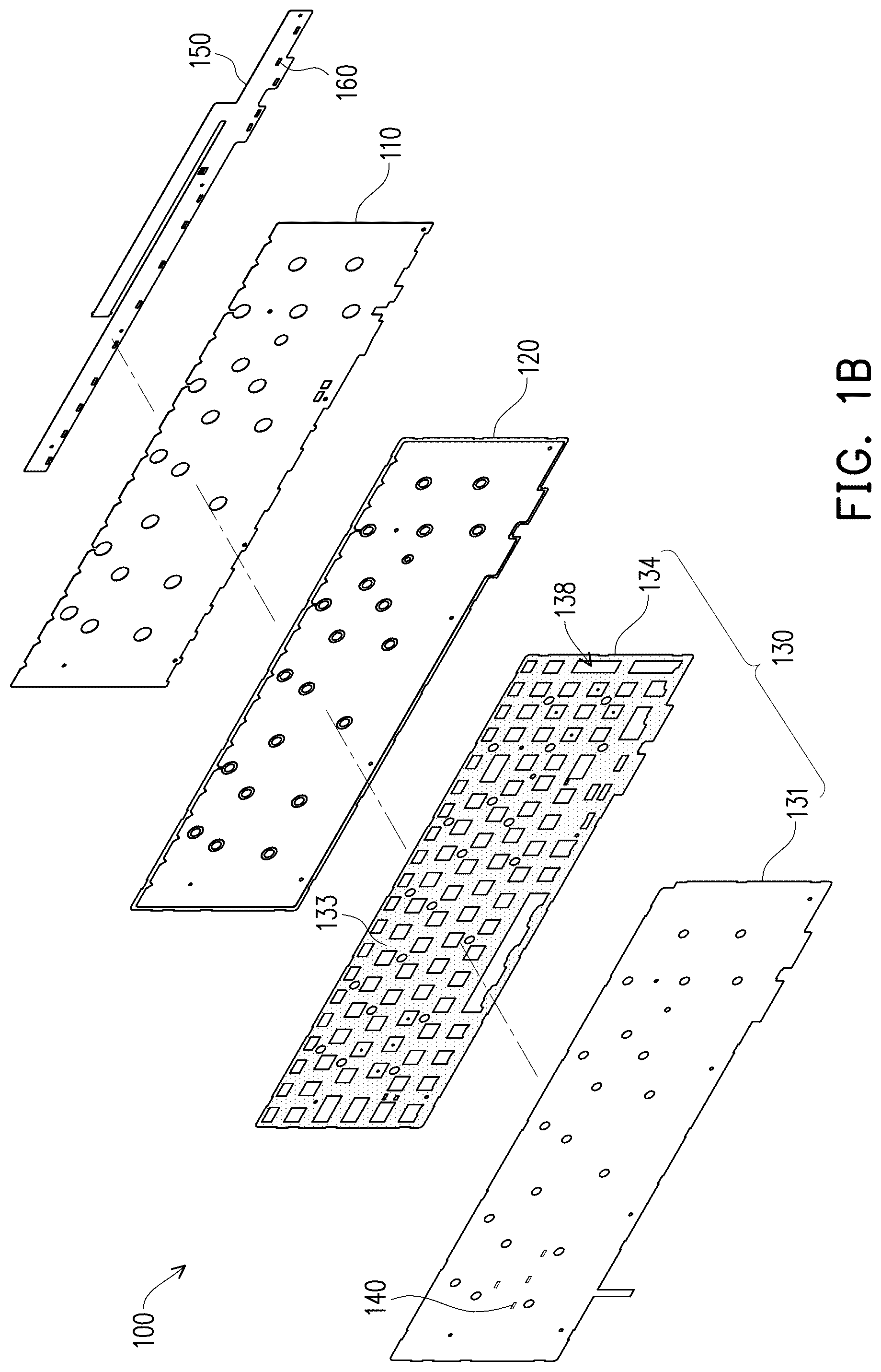 Patent US12347631 Figure 2 – Light-emitting keyboard and backlight module