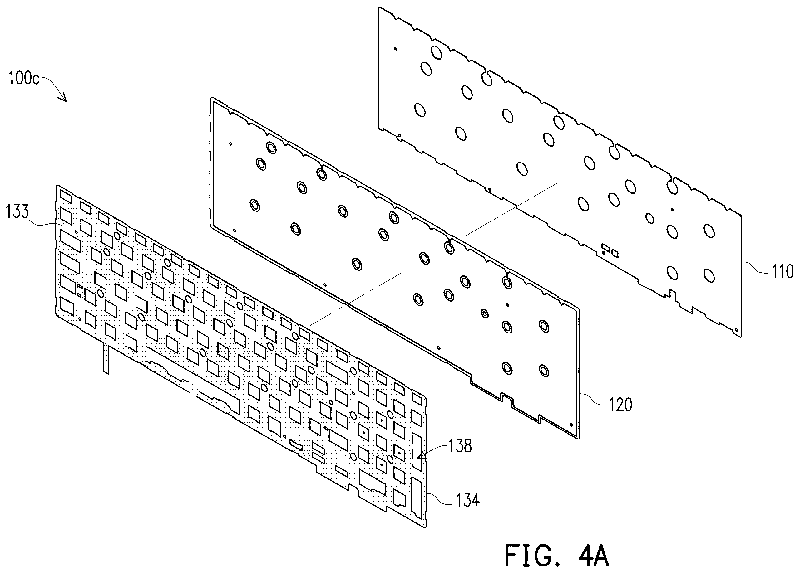Patent US12347631 Figure 8 – Light-emitting keyboard and backlight module