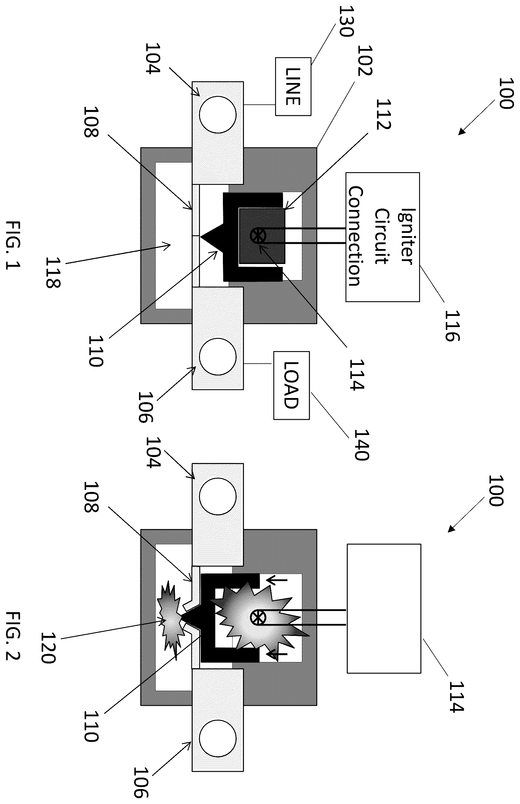 Patent US12347635 Figure 1 – High voltage direct current circuit protection system and method