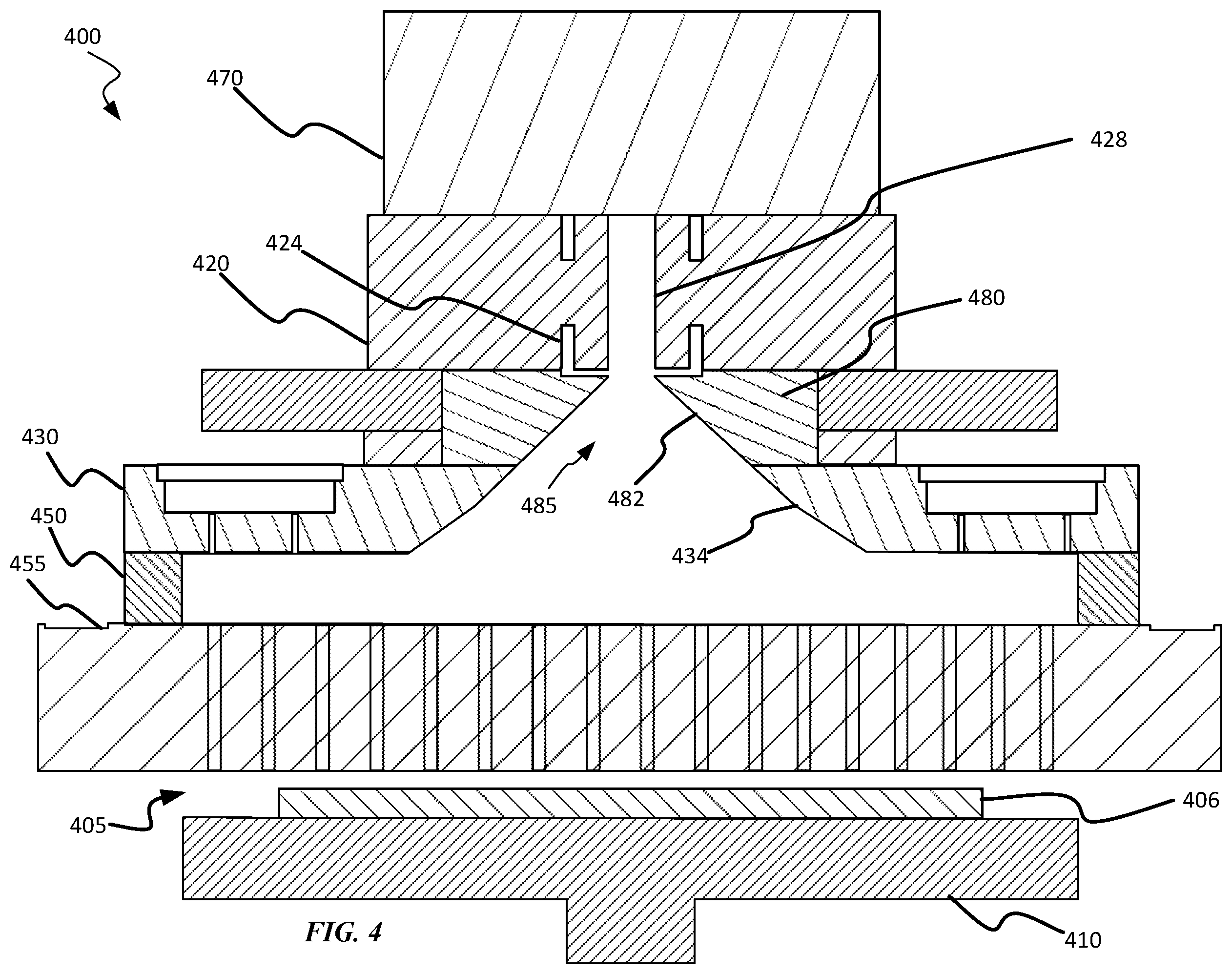 Patent US12347653 Figure 4 – Uniform in situ cleaning and deposition