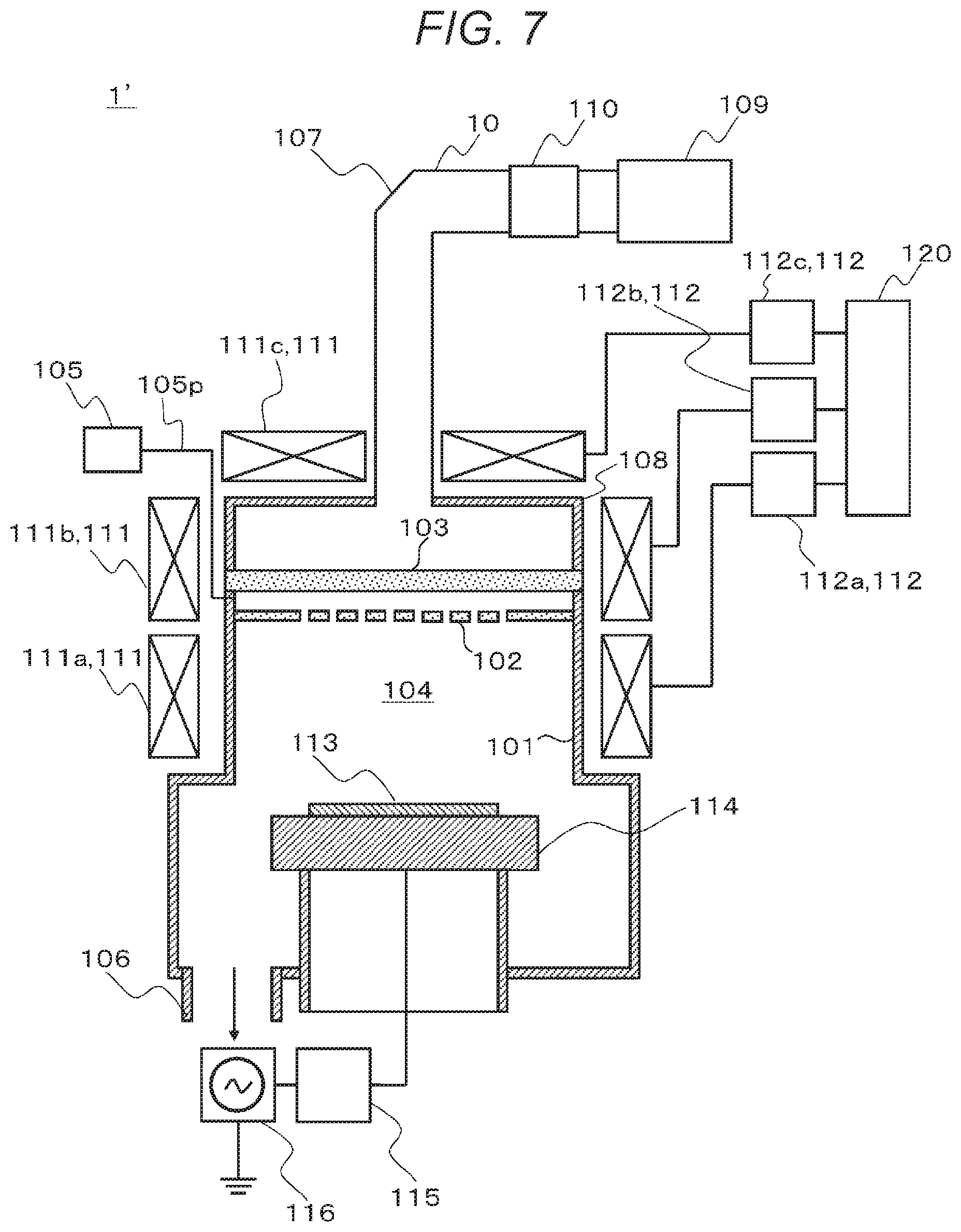 Patent US12347656 Figure 6 – Plasma processing apparatus