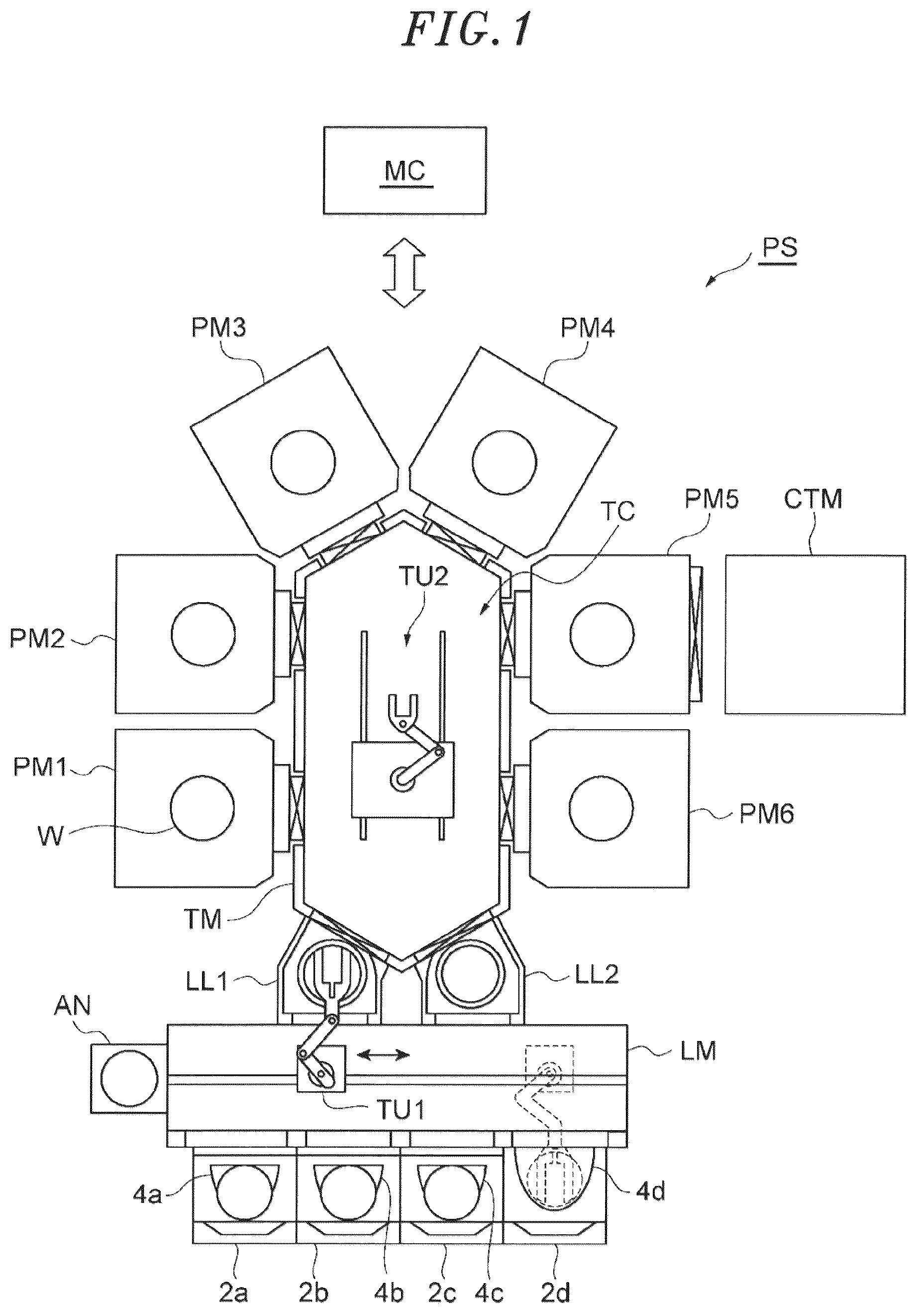Patent US12347660 Figure 1 – Substrate processing apparatus, substrate processing system, and maintenance method