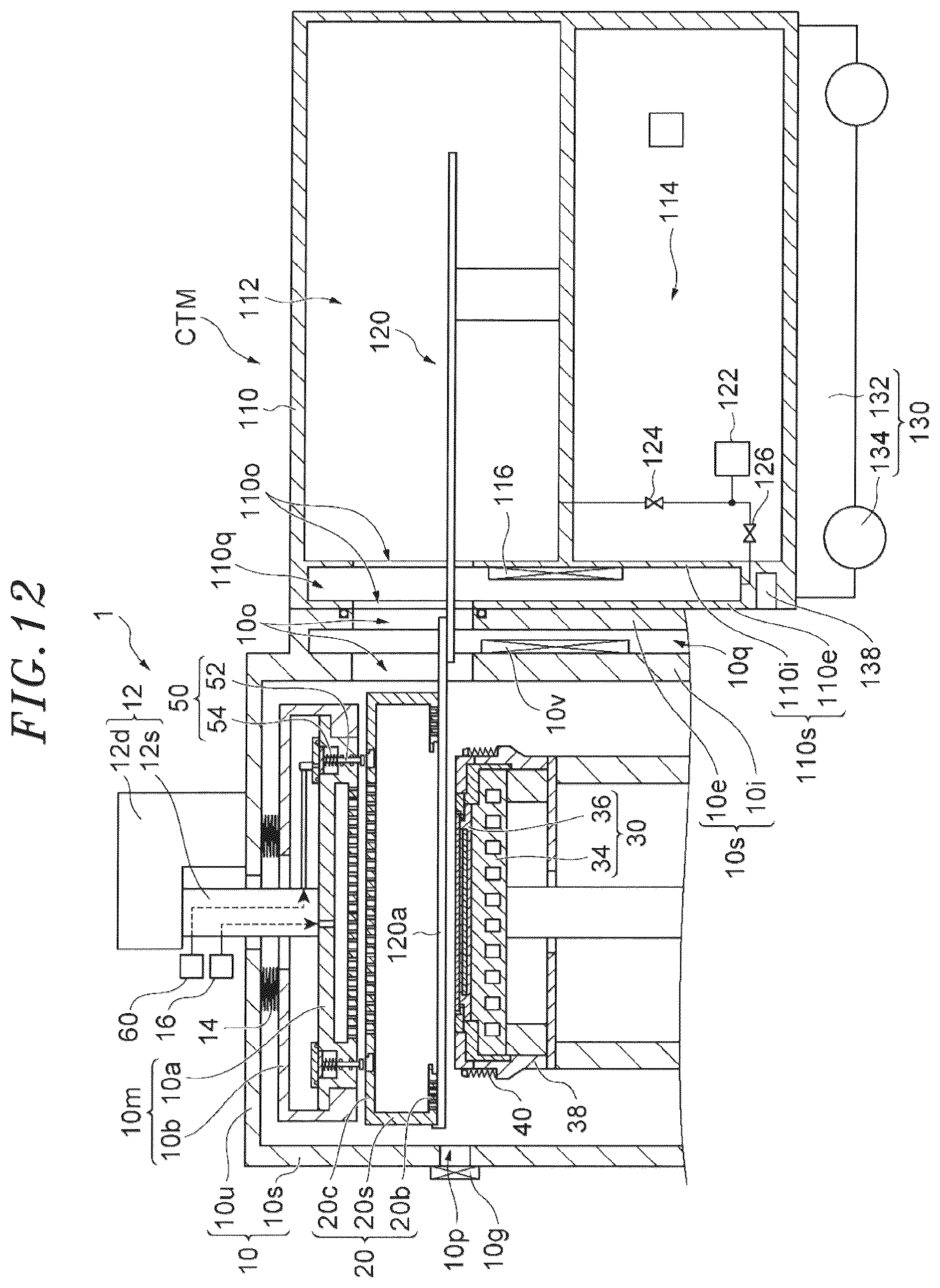Patent US12347660 Figure 12 – Substrate processing apparatus, substrate processing system, and maintenance method