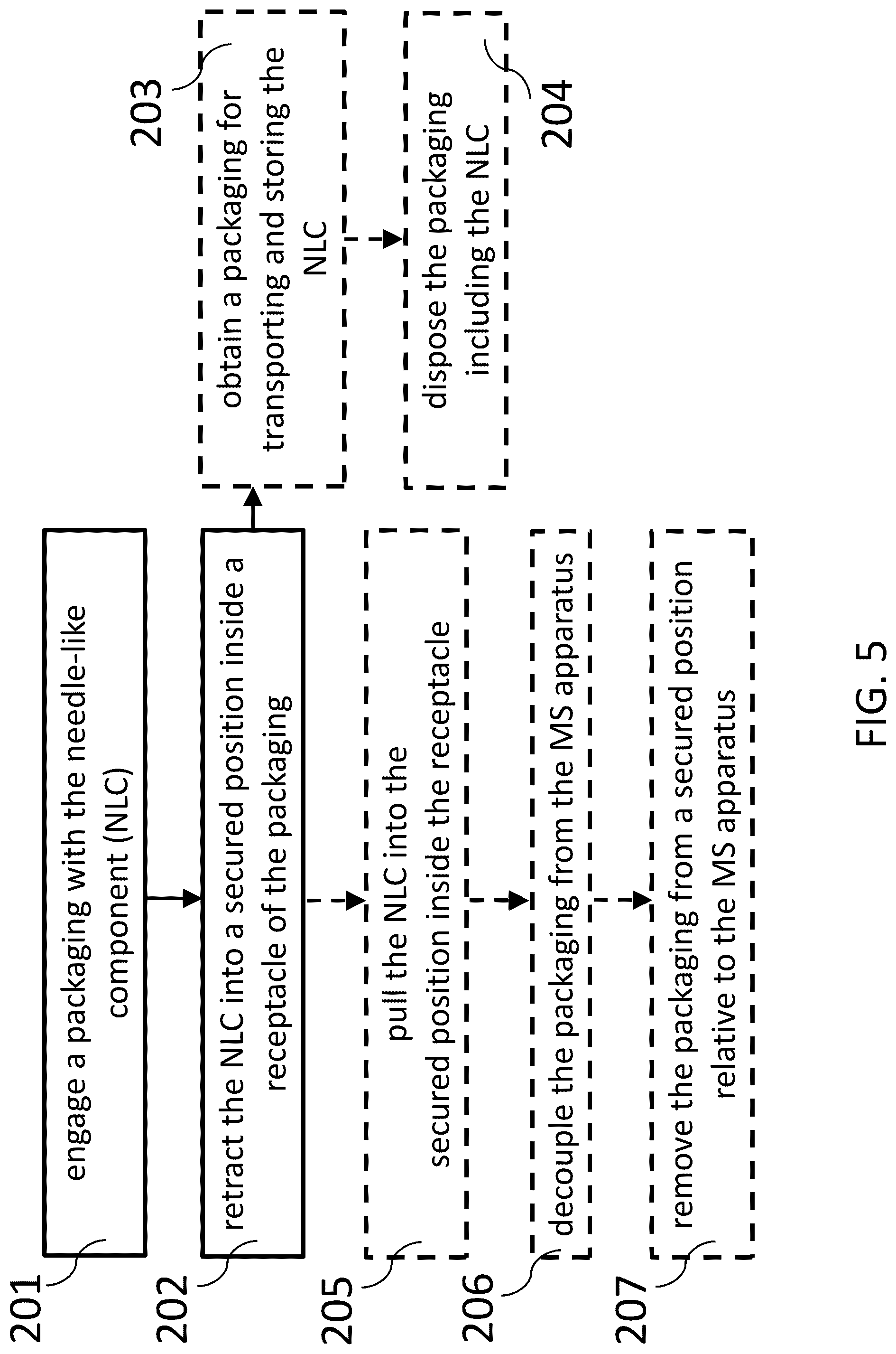 Patent US12347666 Figure 5 – Positioning of a needle-like component in a mass spectrometry system