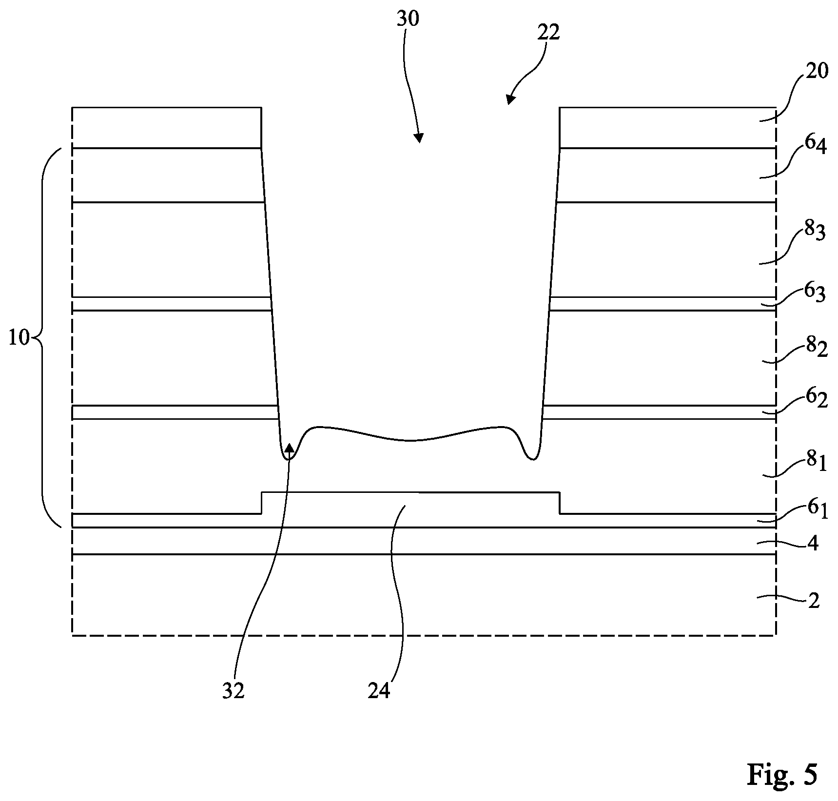 Patent US12347670 Figure 5 – Etching method