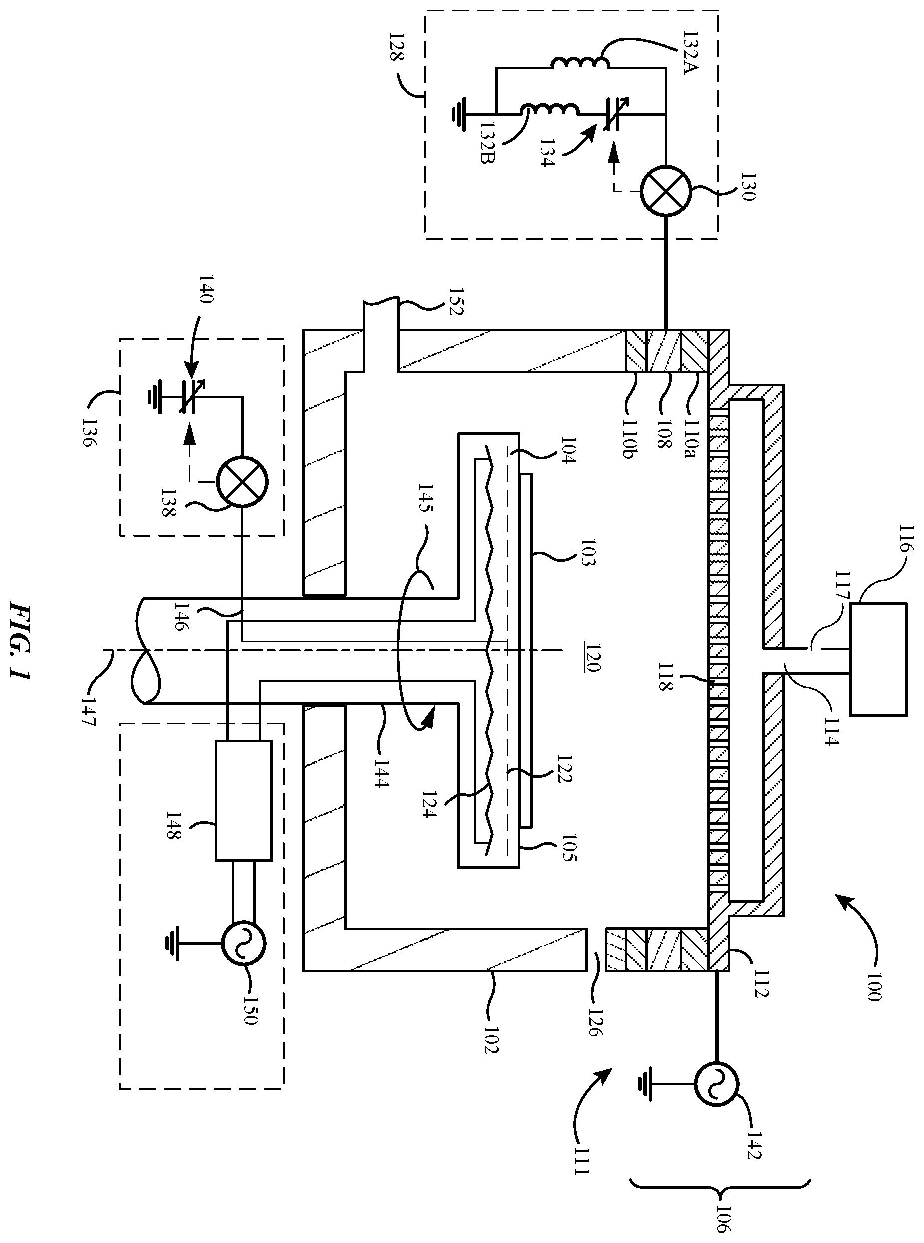 Patent US12347674 Figure 1 – Directional selective deposition