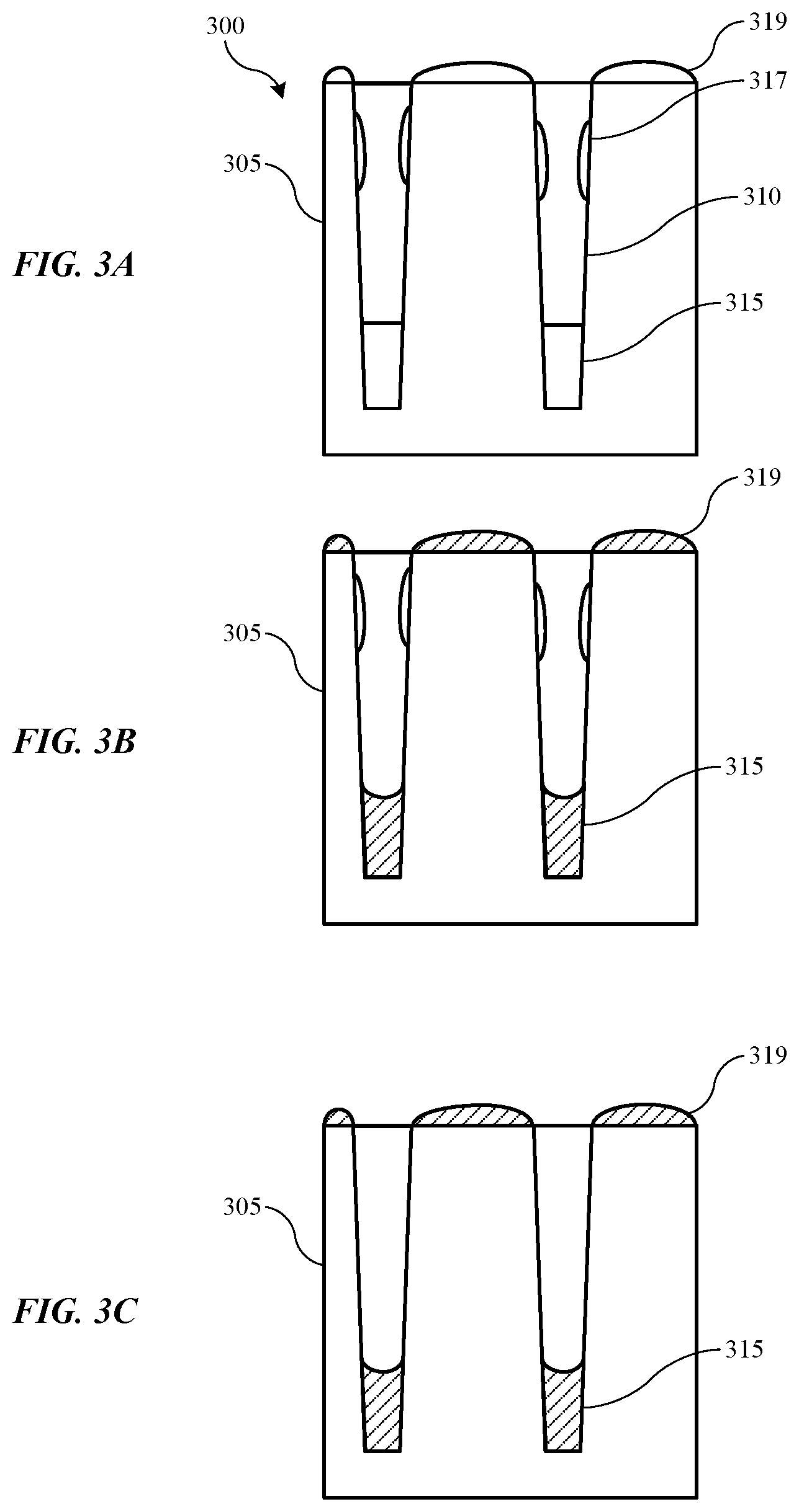 Patent US12347674 Figure 3 – Directional selective deposition