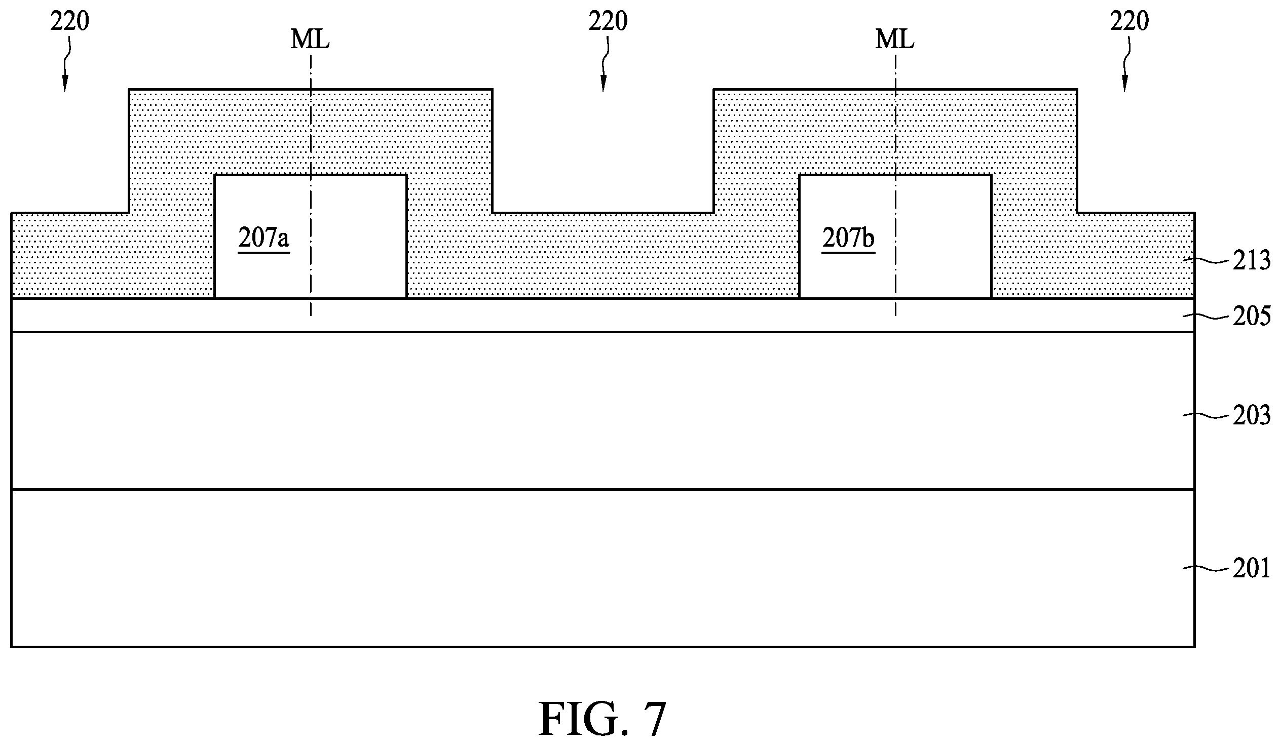 Patent US12347686 Figure 7 – Semiconductor device structure and method for preparing the same