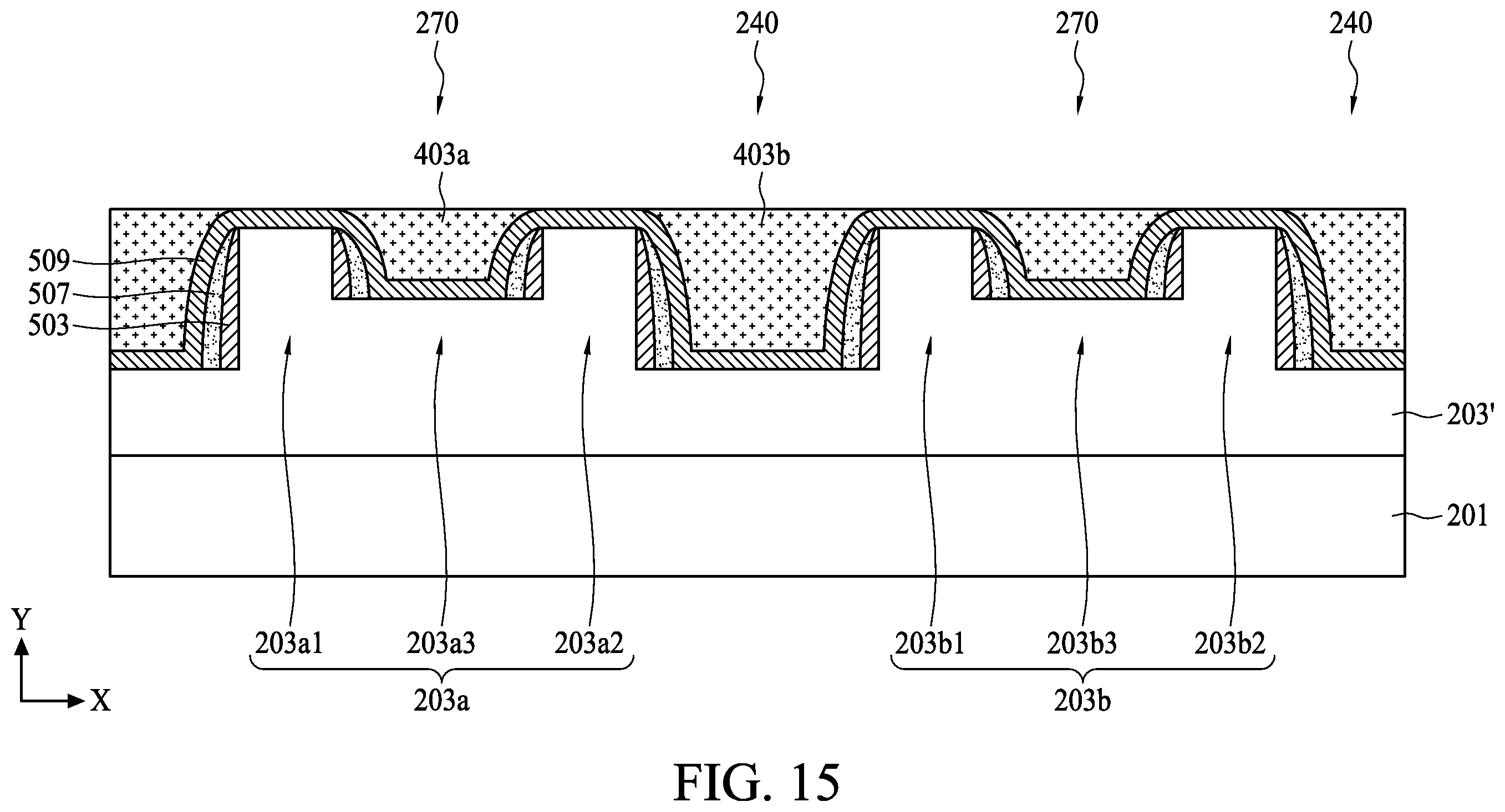 Patent US12347686 Figure 15 – Semiconductor device structure and method for preparing the same