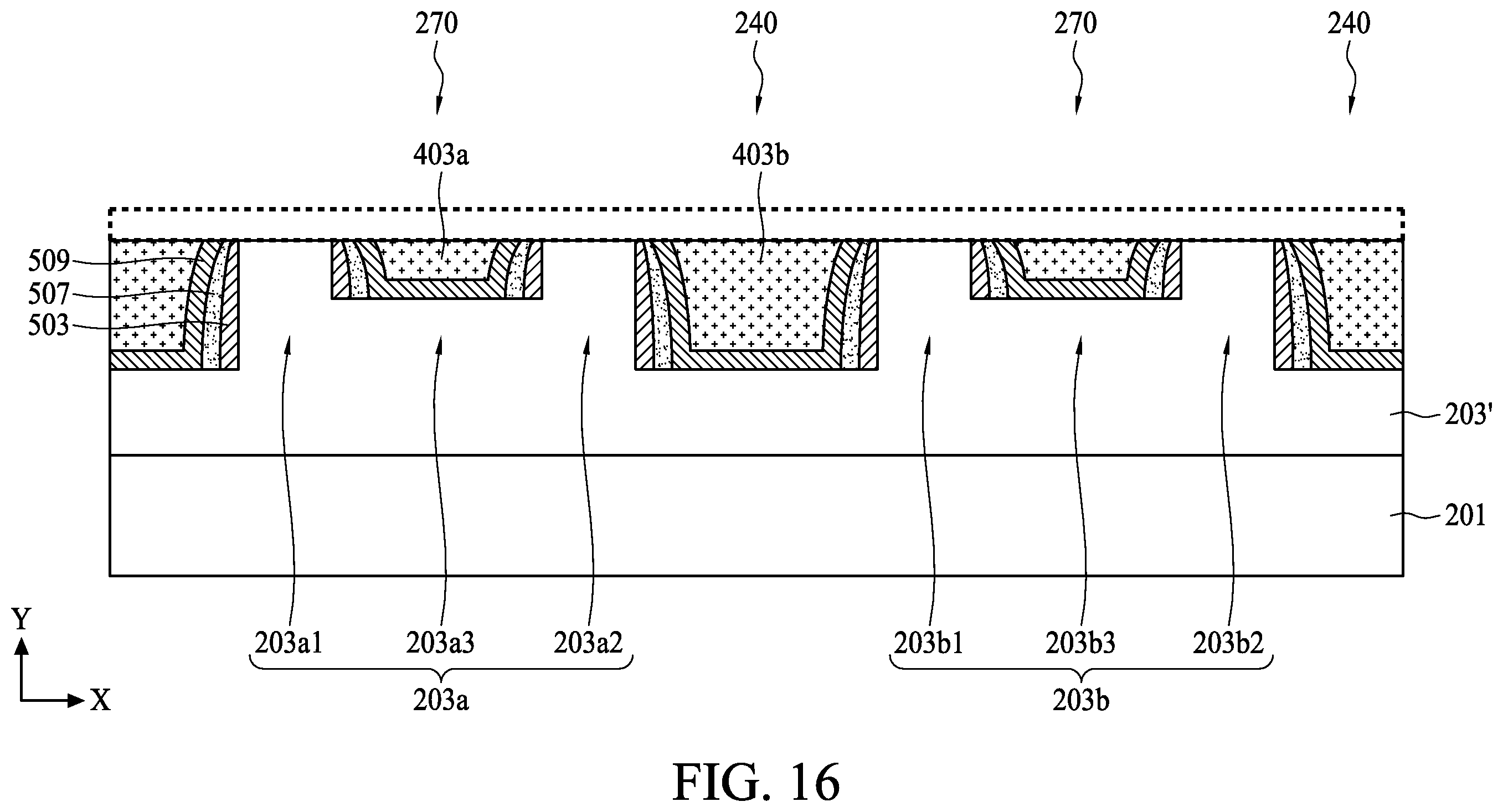 Patent US12347686 Figure 16 – Semiconductor device structure and method for preparing the same