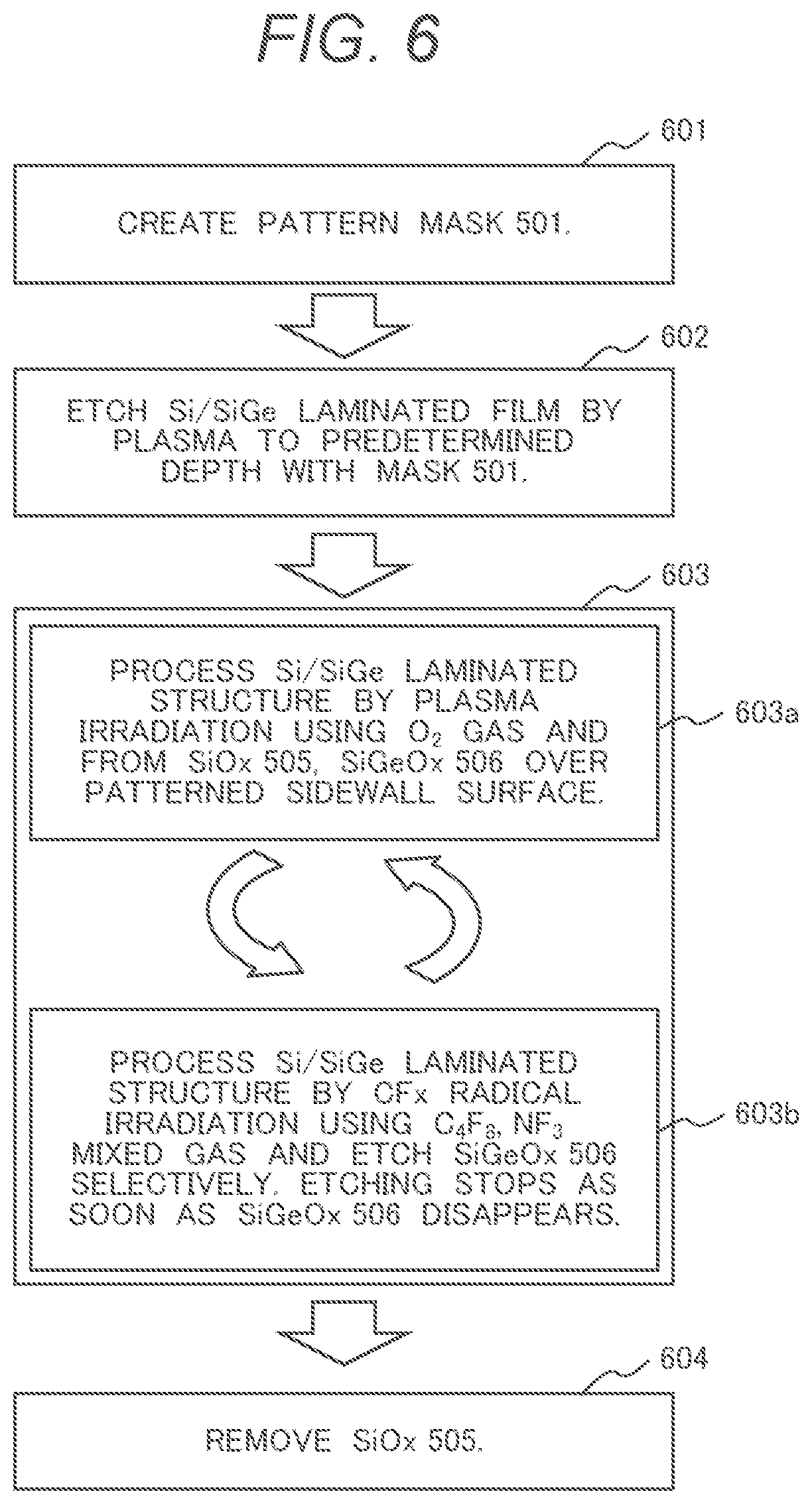 Patent US12347693 Figure 7 – Plasma processing method and manufacturing method of semiconductor device
