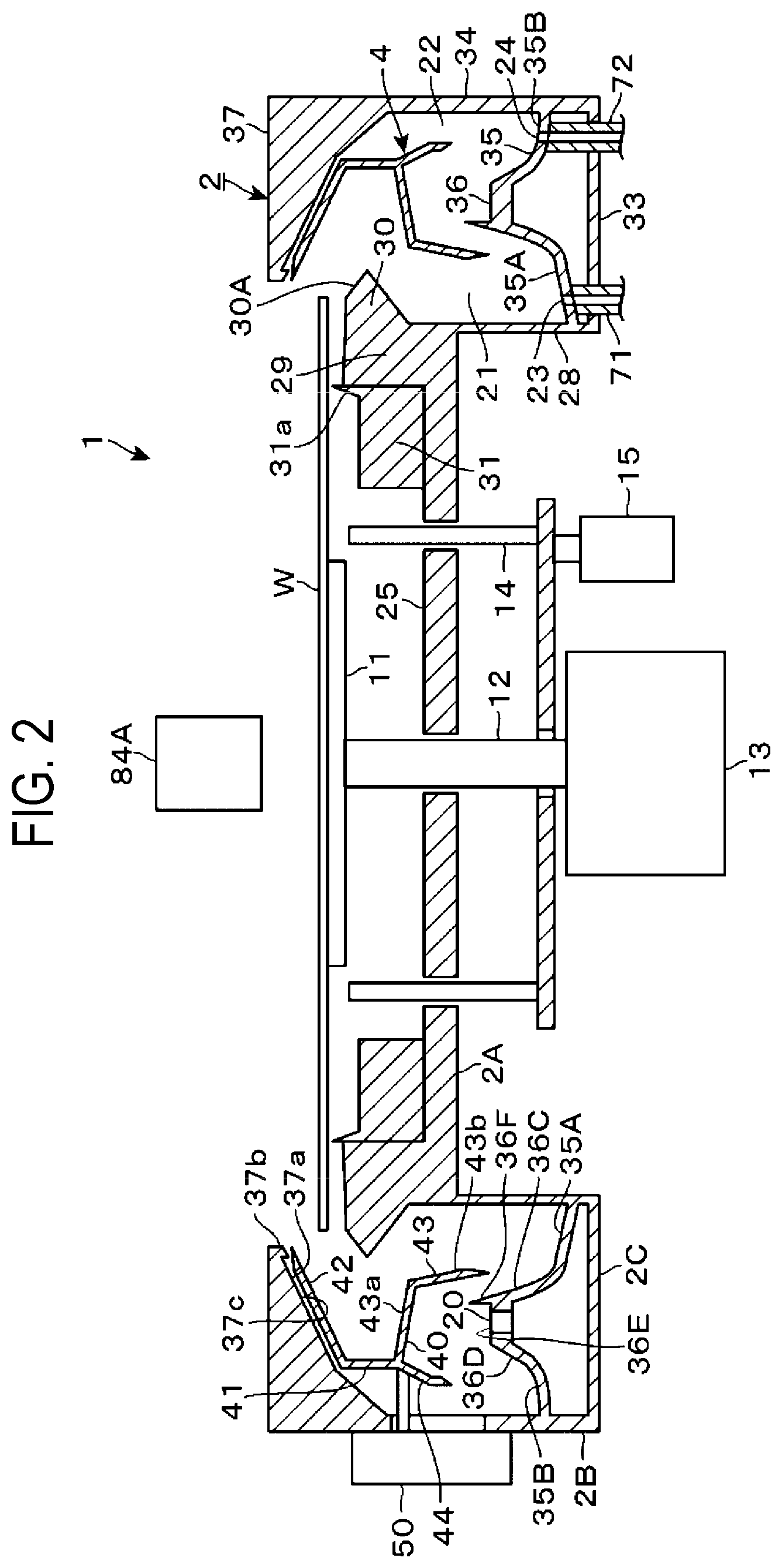 Patent US12347698 Figure 2 – Liquid processing apparatus and liquid processing method