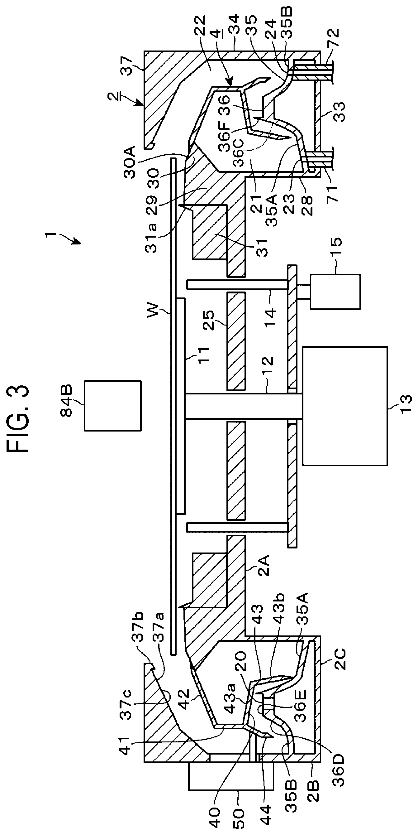 Patent US12347698 Figure 3 – Liquid processing apparatus and liquid processing method