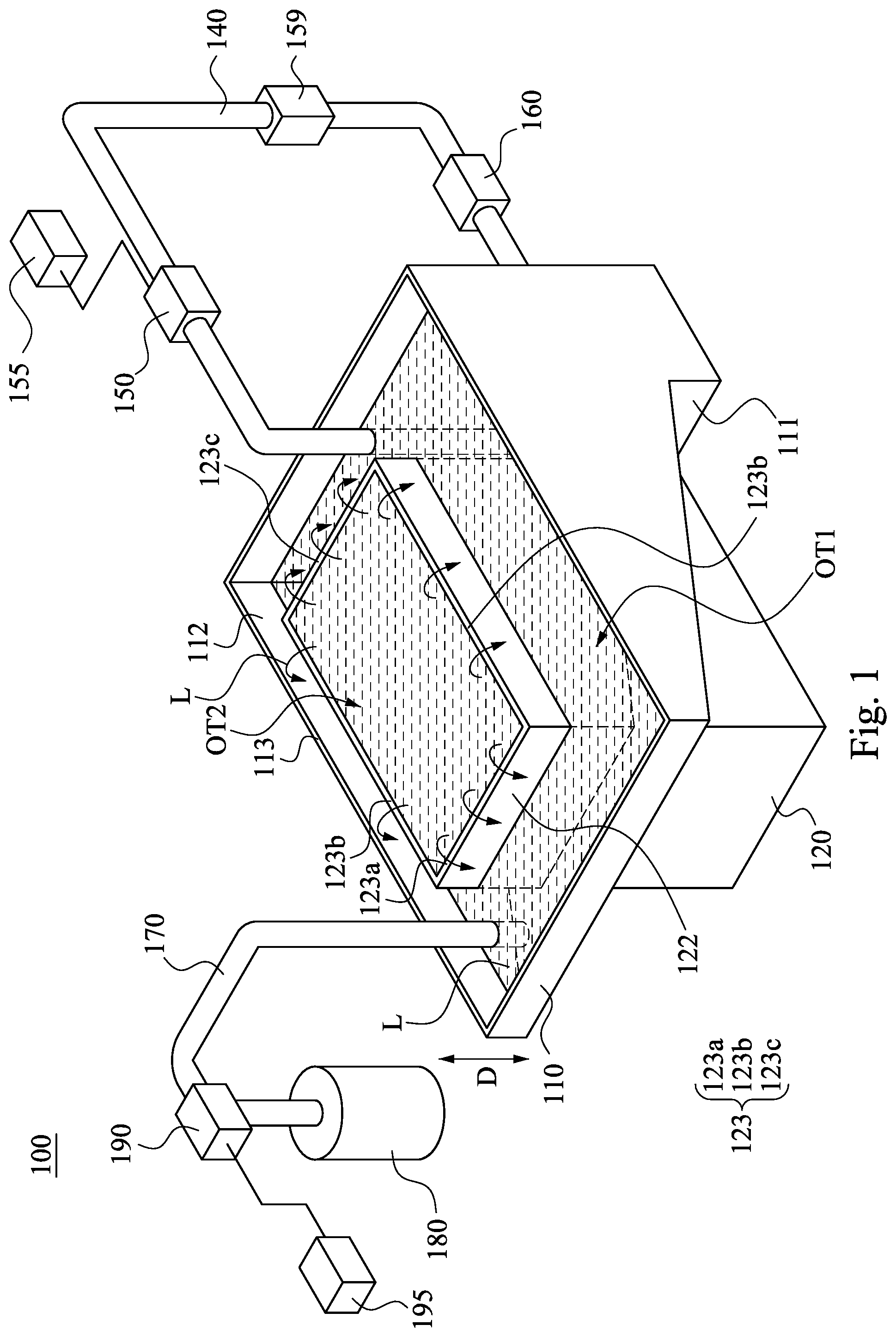 Patent US12347700 Figure 1 – Wet bench and chemical treatment method using the same