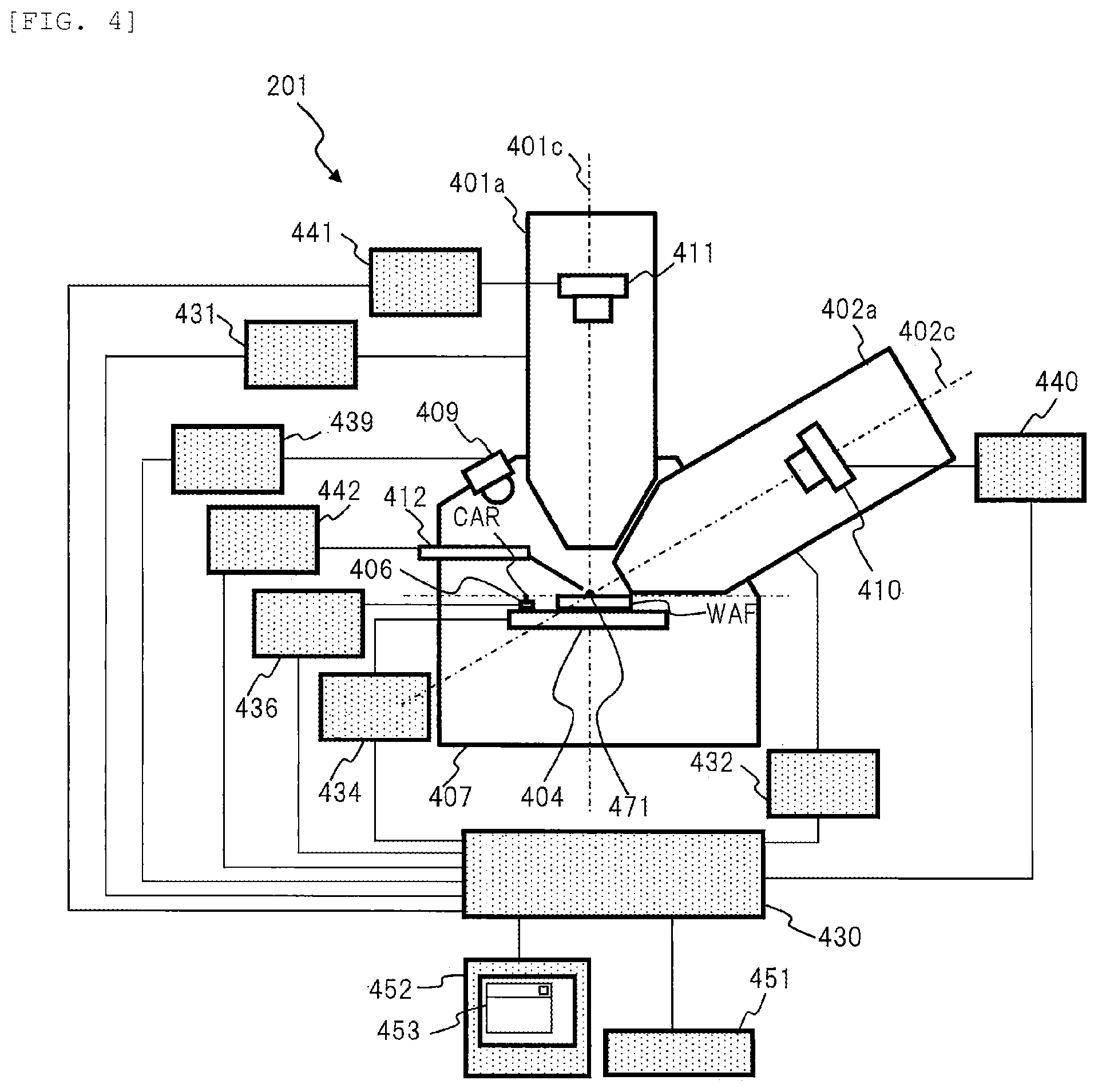 Patent US12347707 Figure 4 – Semiconductor analysis system