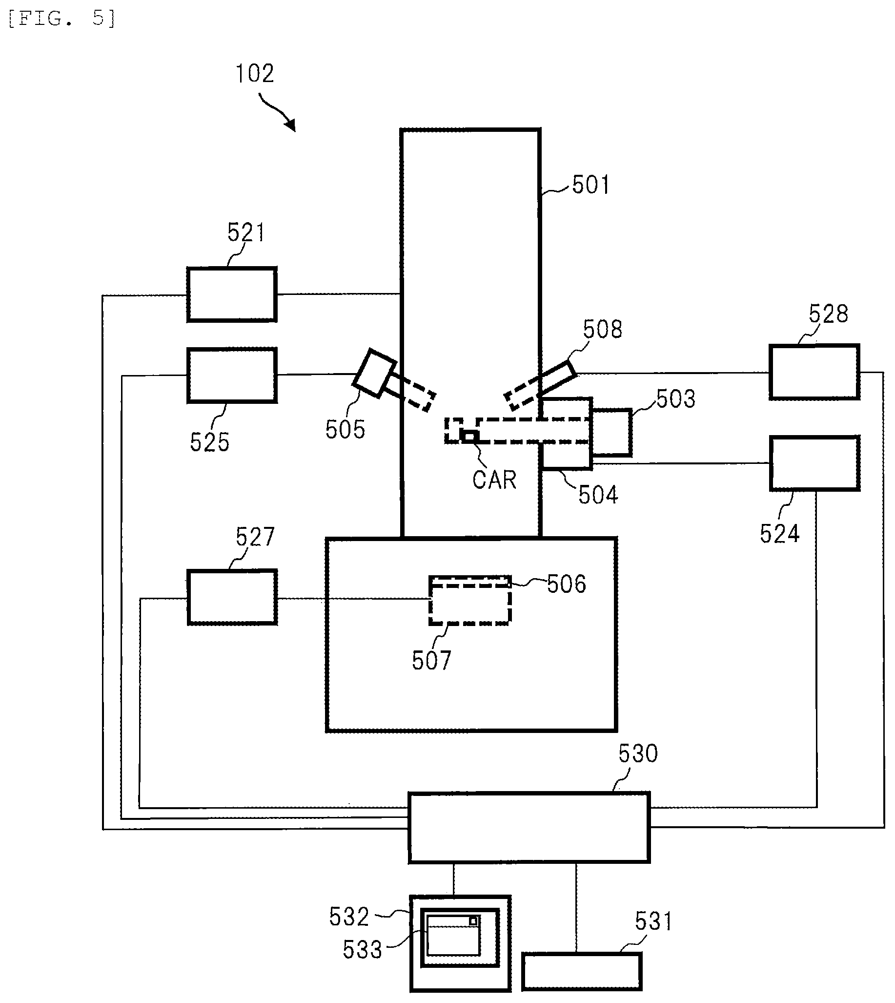 Patent US12347707 Figure 5 – Semiconductor analysis system