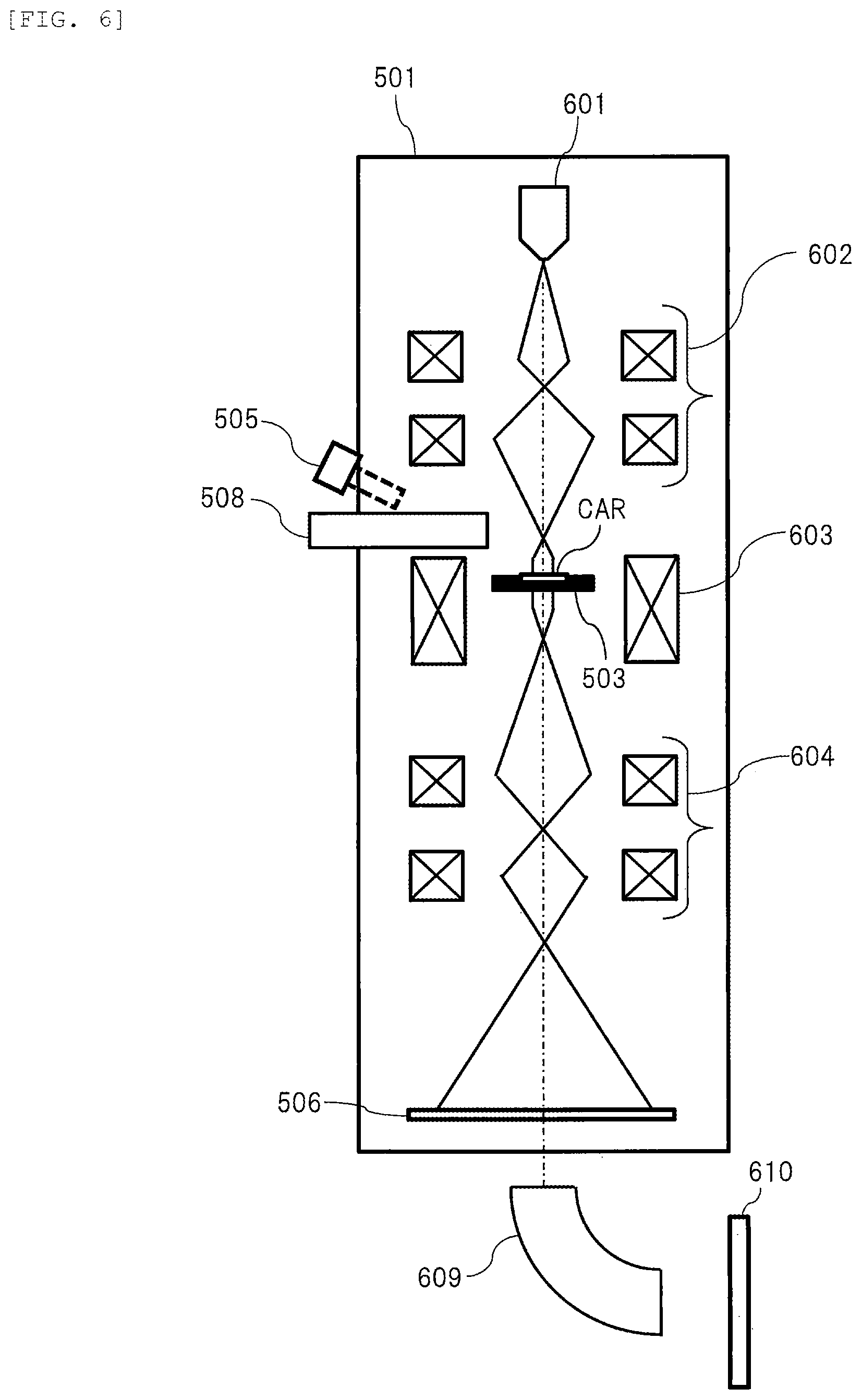 Patent US12347707 Figure 6 – Semiconductor analysis system