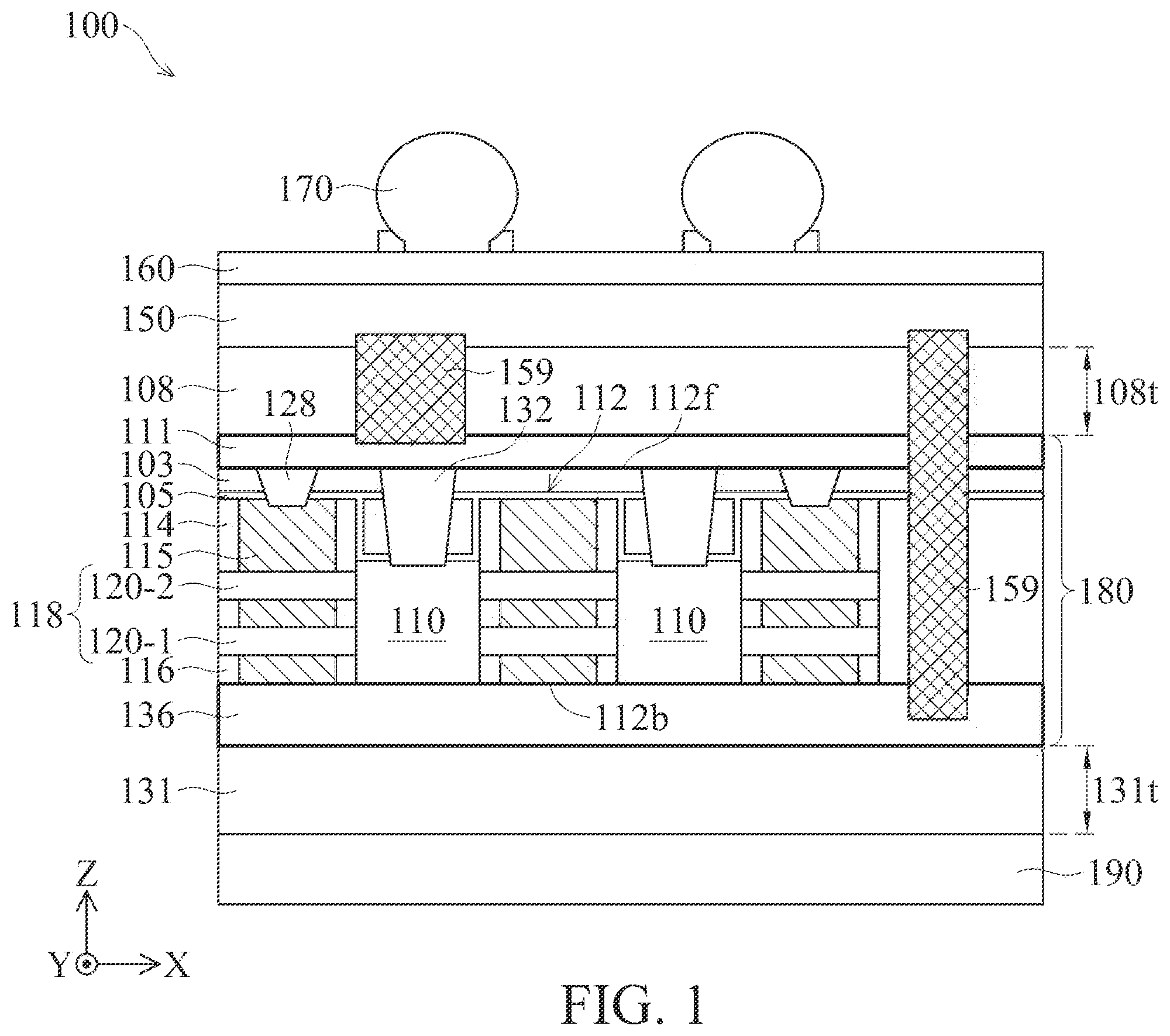 Patent US12347717 Figure 1 – Debonding structures for wafer bonding