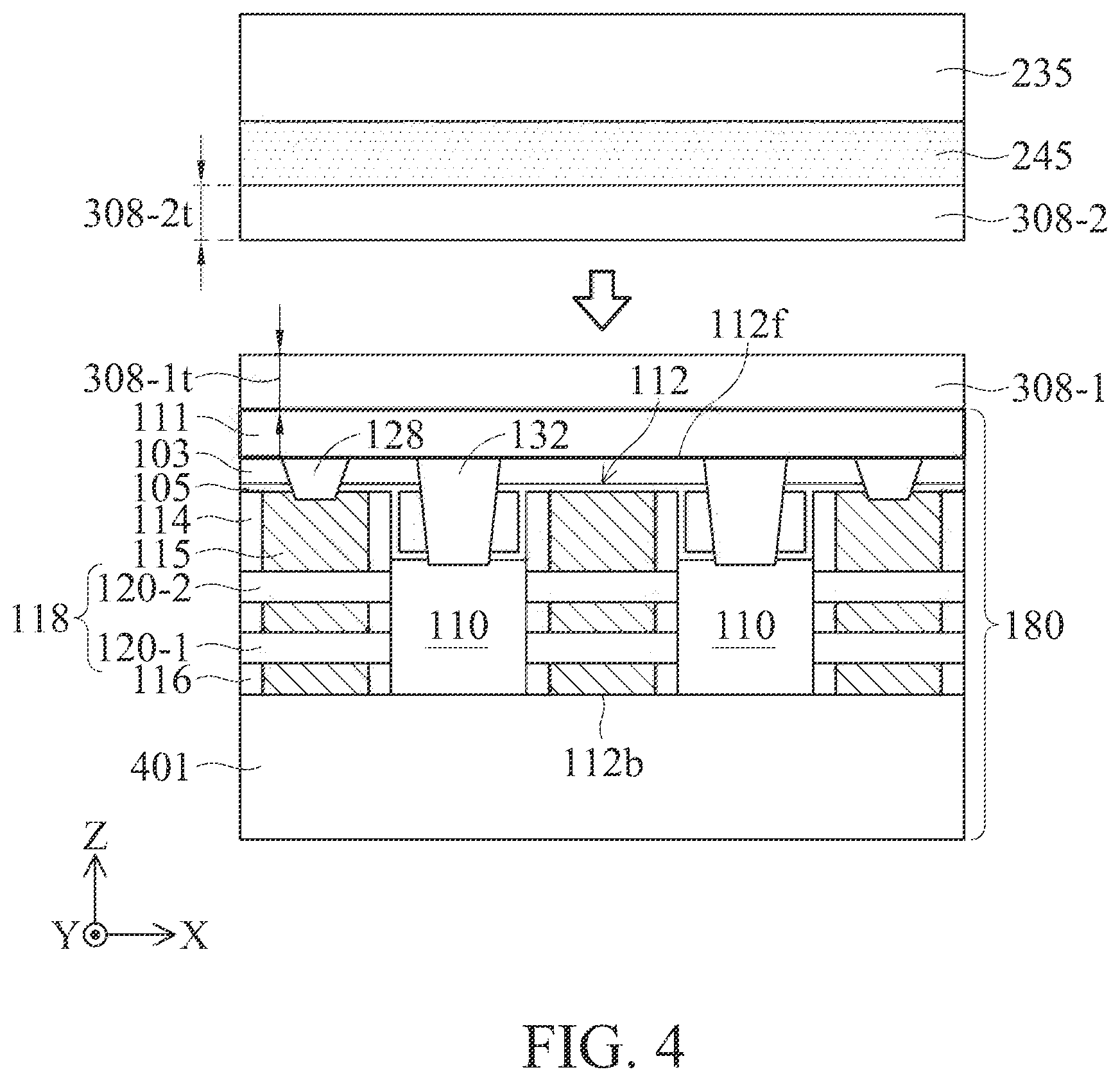 Patent US12347717 Figure 4 – Debonding structures for wafer bonding