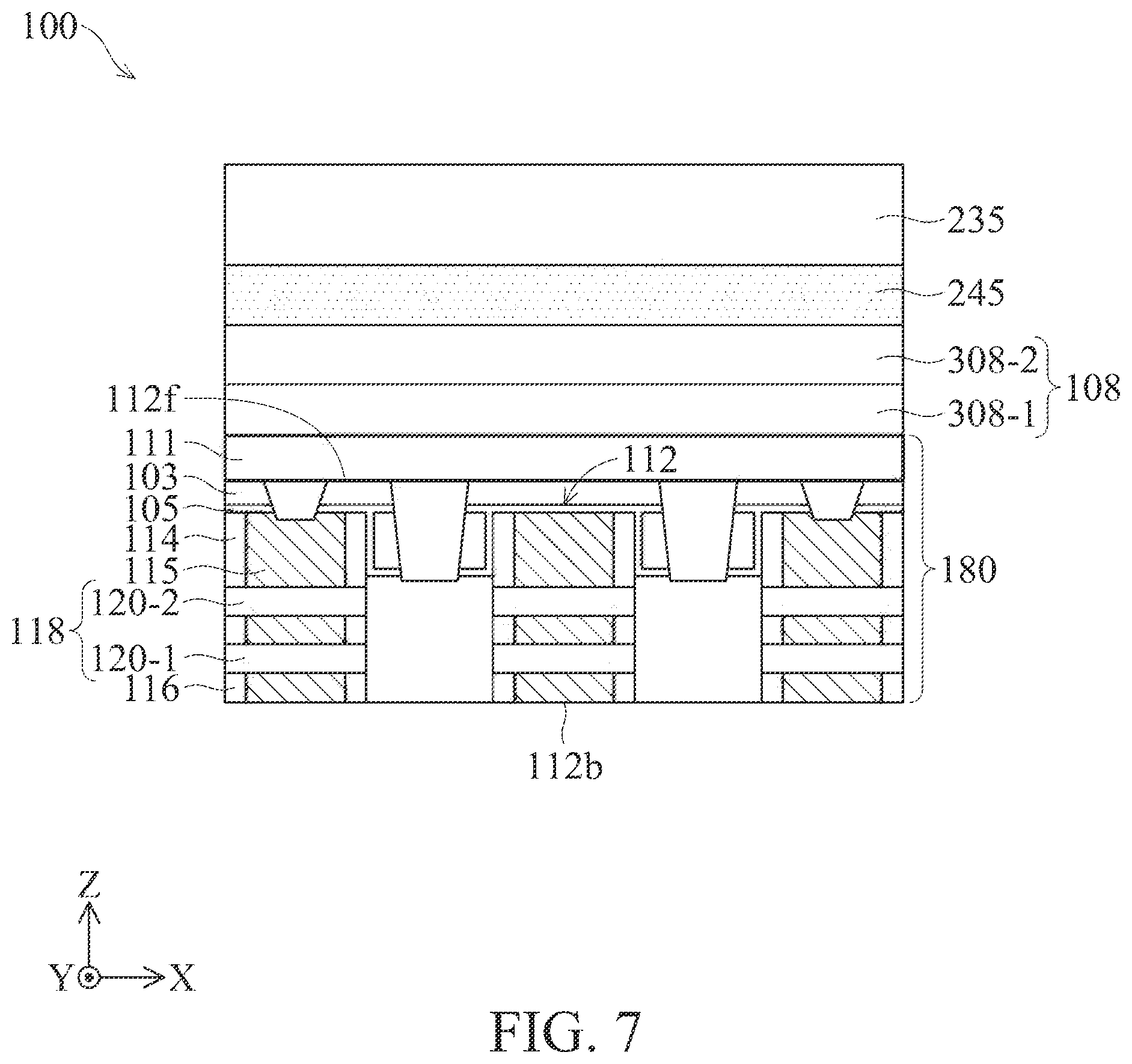 Patent US12347717 Figure 7 – Debonding structures for wafer bonding