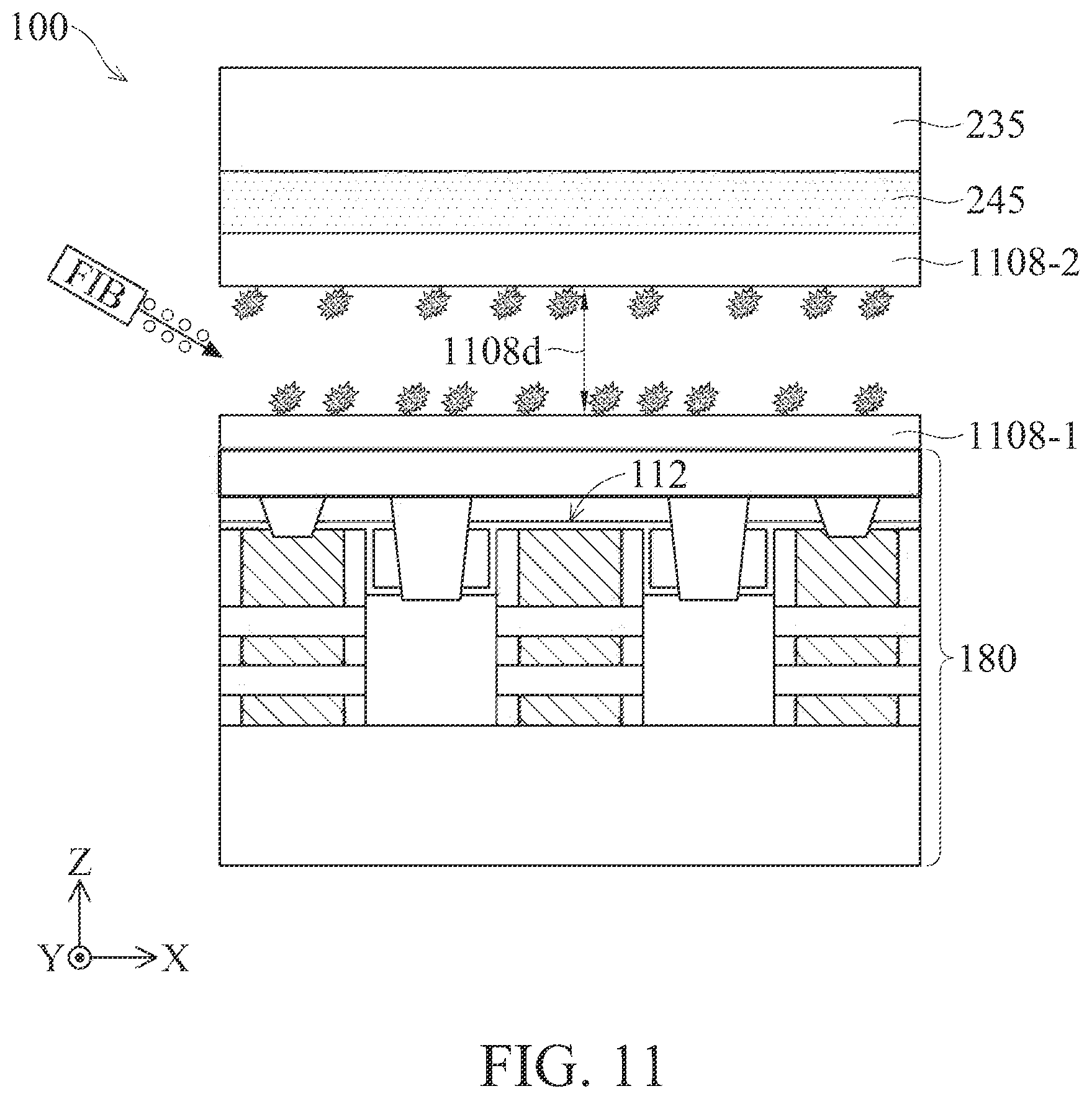 Patent US12347717 Figure 11 – Debonding structures for wafer bonding