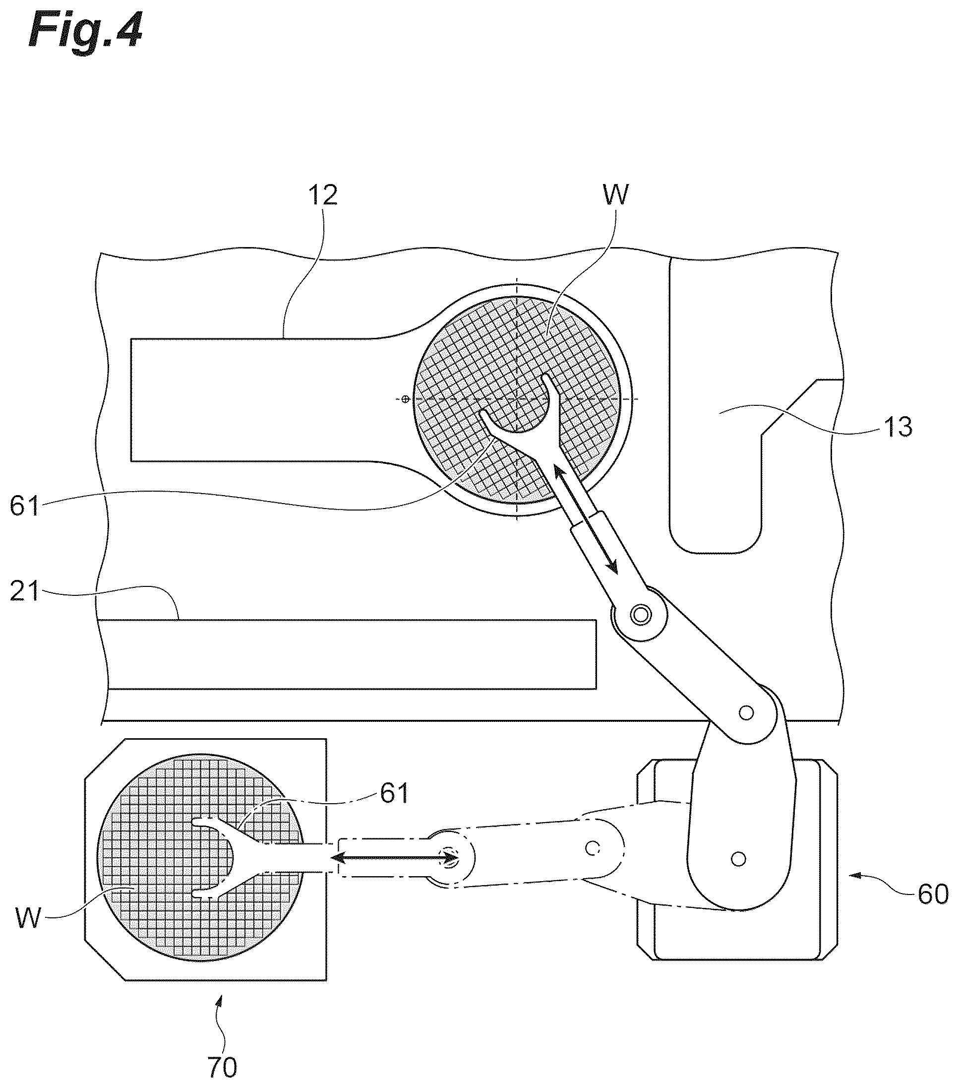 Patent US12347718 Figure 4 – Wafer conveyance unit and wafer conveyance method