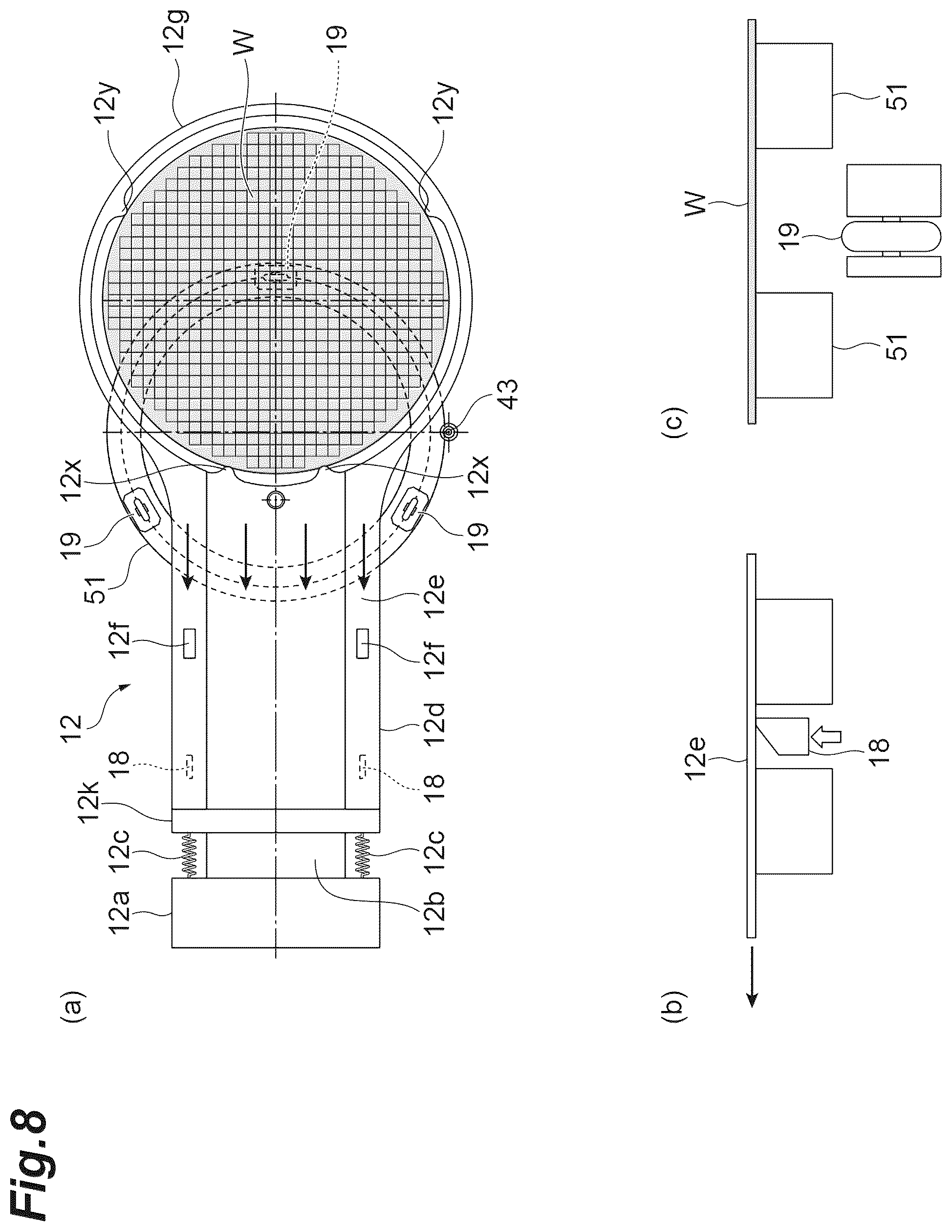 Patent US12347718 Figure 8 – Wafer conveyance unit and wafer conveyance method