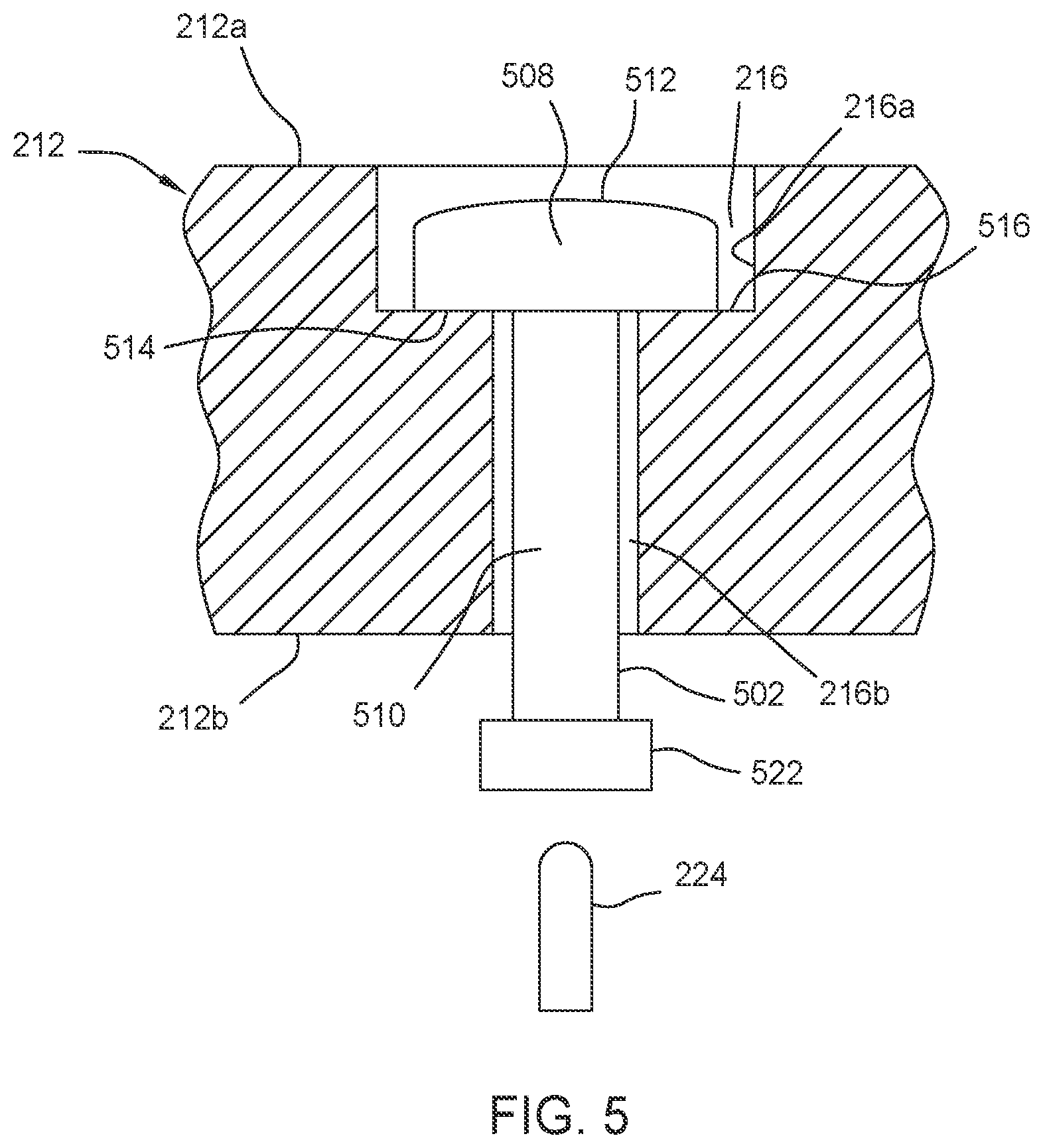 Patent US12347719 Figure 5 – Floating pin for substrate transfer