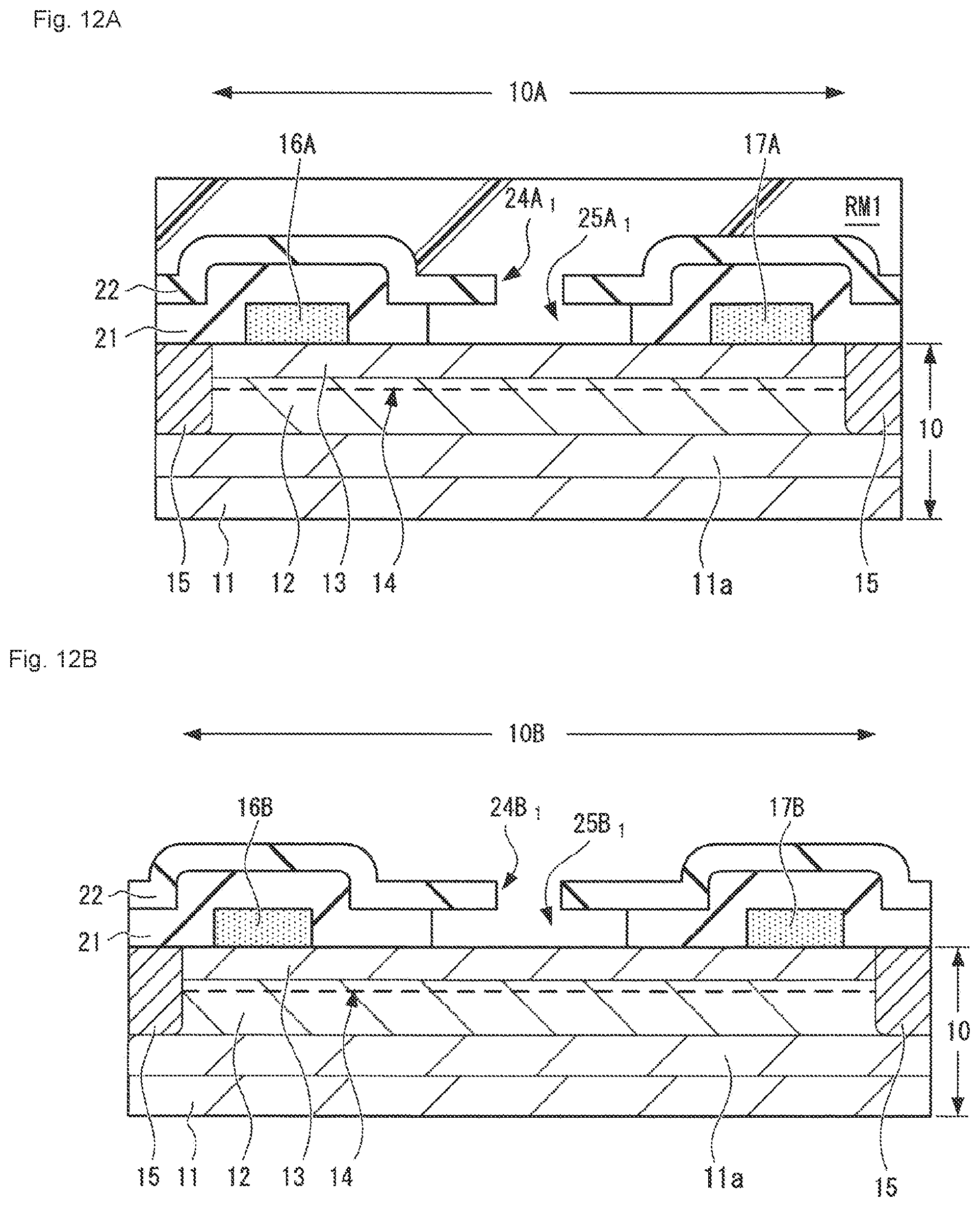 Patent US12347721 Figure 10 – Semiconductor device and method of producing the same, and electronic device
