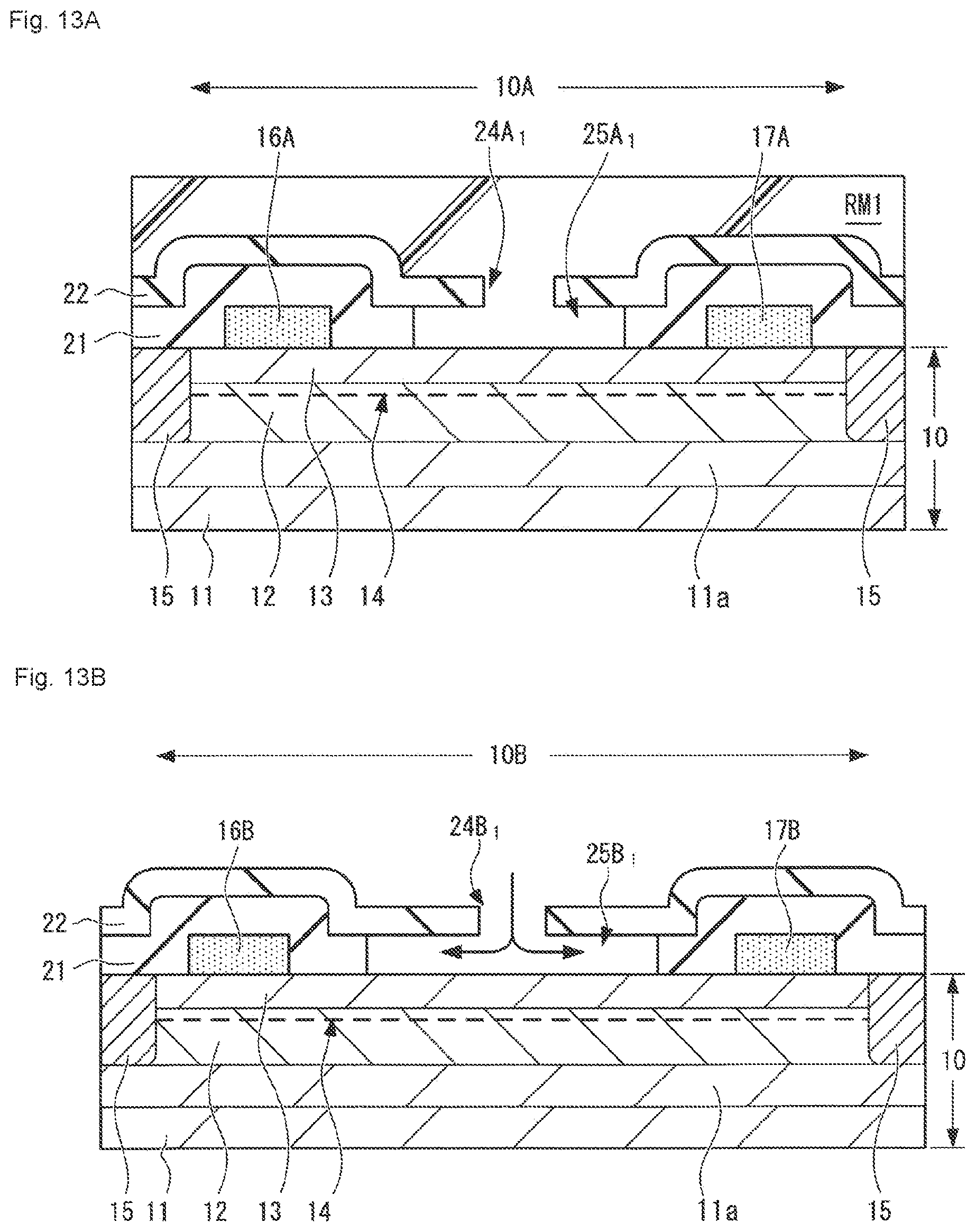 Patent US12347721 Figure 11 – Semiconductor device and method of producing the same, and electronic device
