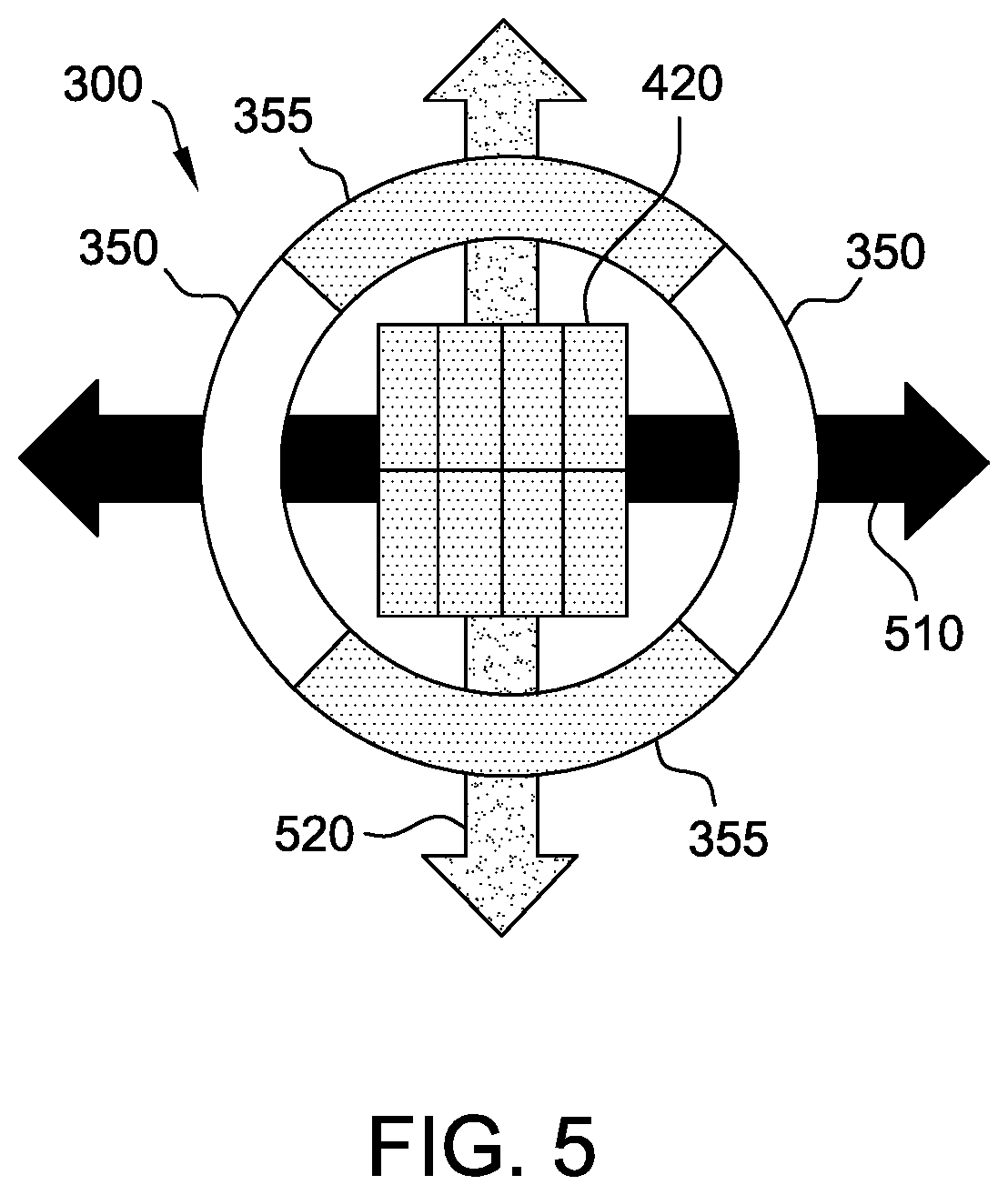 Patent US12347733 Figure 4 – Die separation ring for wafers having a large die aspect ratio