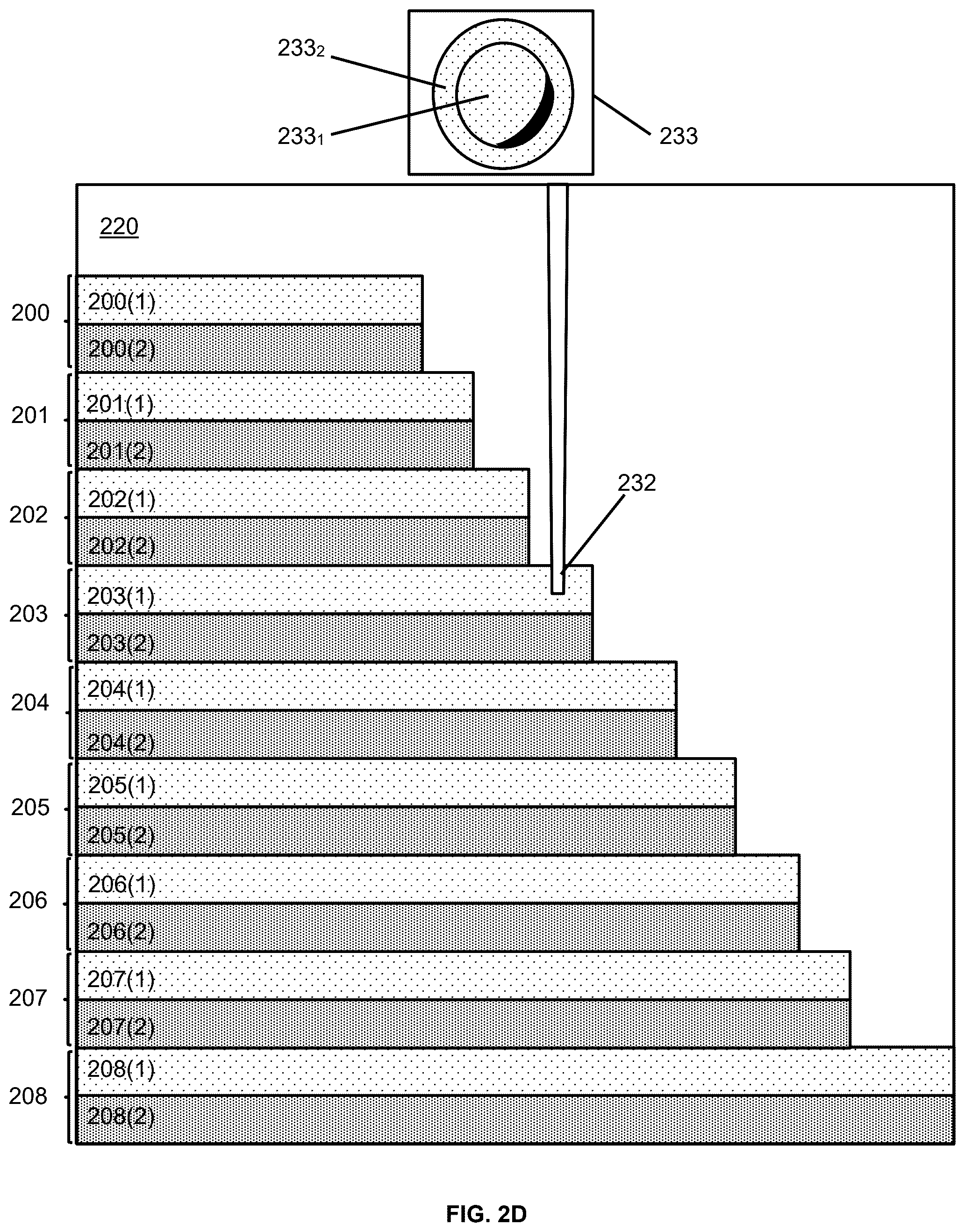 Patent US12347734 Figure 5 – Examination of a hole formed in a semiconductor specimen
