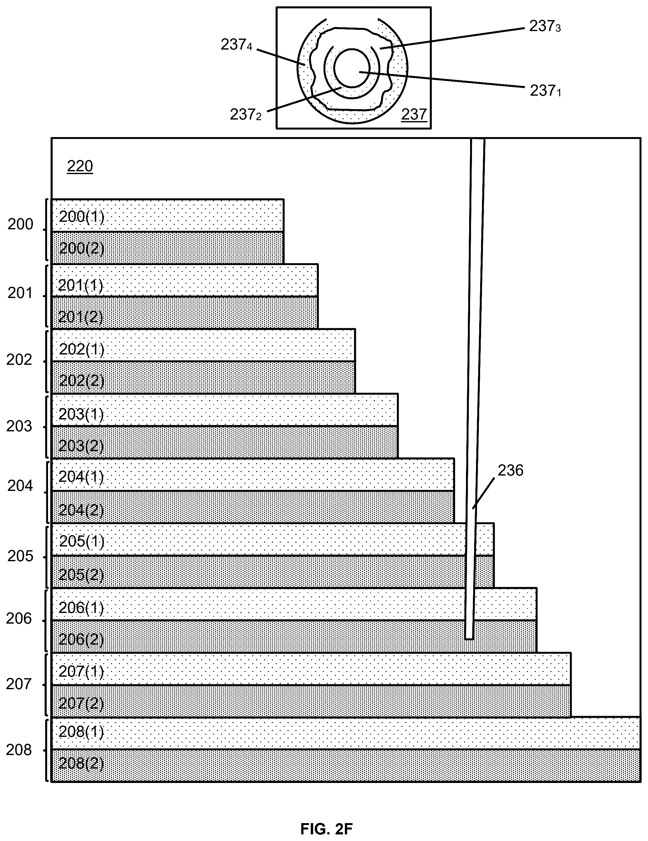 Patent US12347734 Figure 7 – Examination of a hole formed in a semiconductor specimen