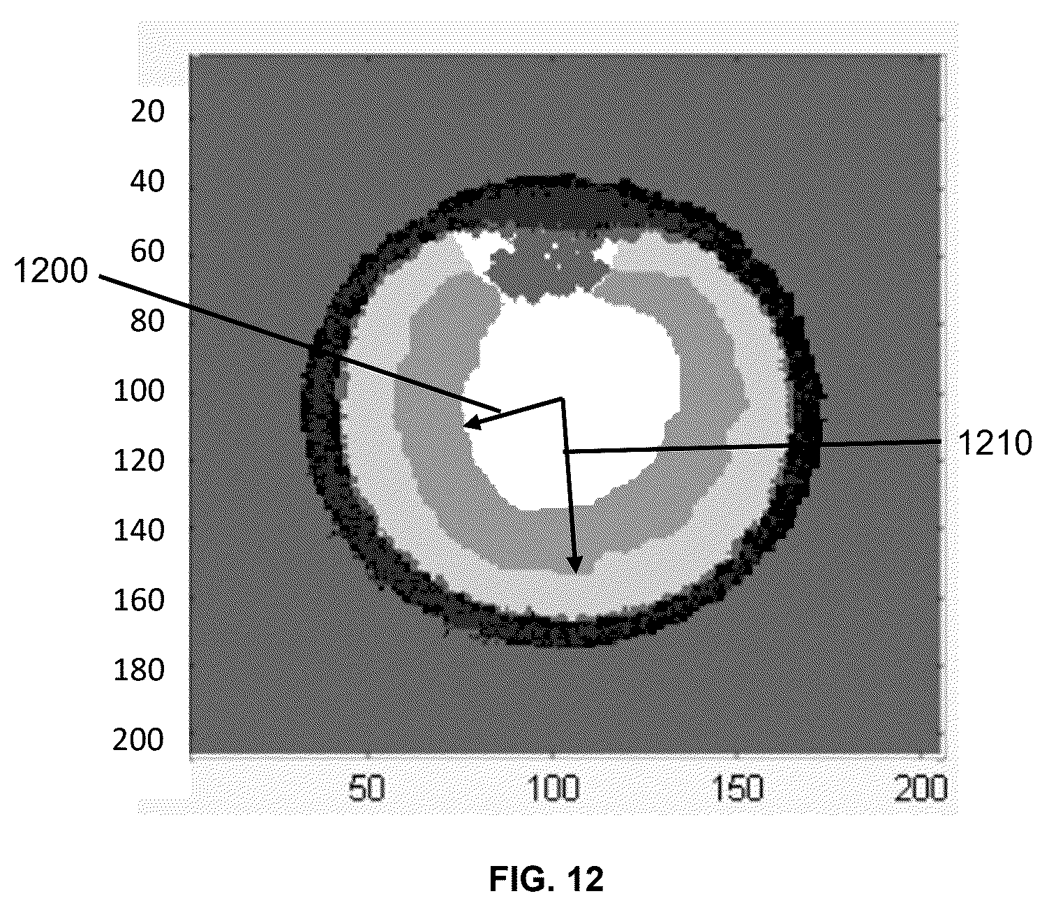 Patent US12347734 Figure 15 – Examination of a hole formed in a semiconductor specimen