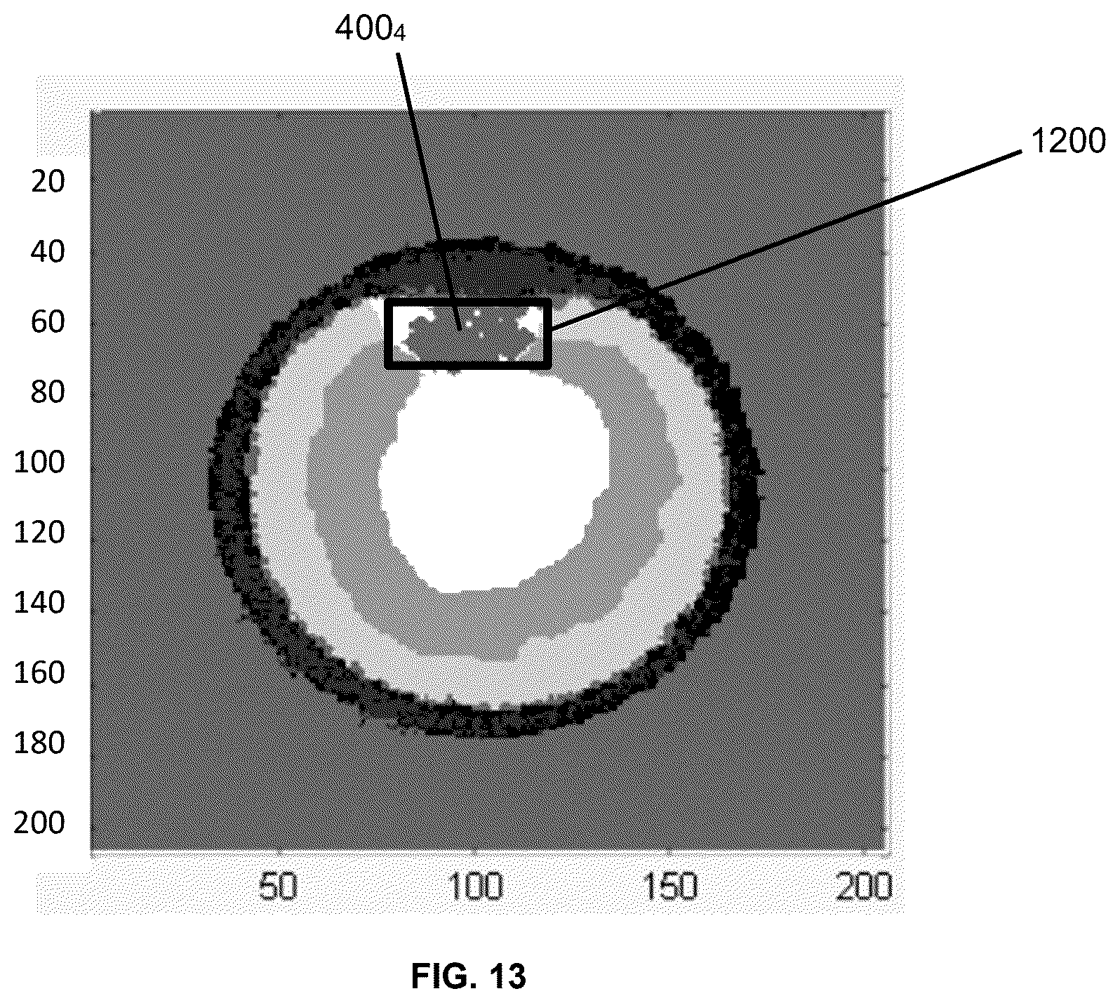 Patent US12347734 Figure 16 – Examination of a hole formed in a semiconductor specimen