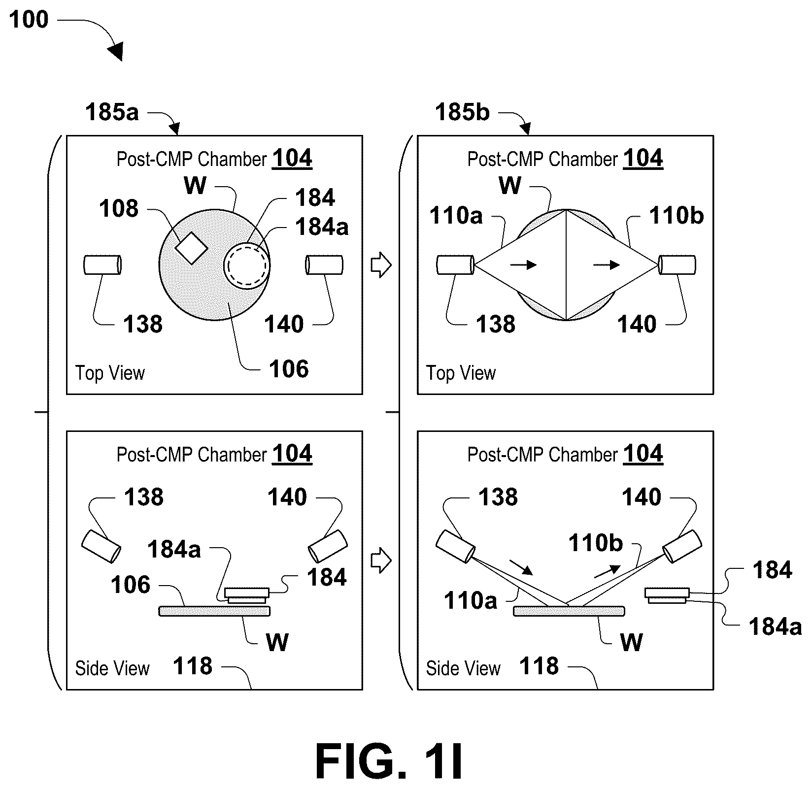 Patent US12347735 Figure 7 – In-situ defect count detection in post chemical mechanical polishing