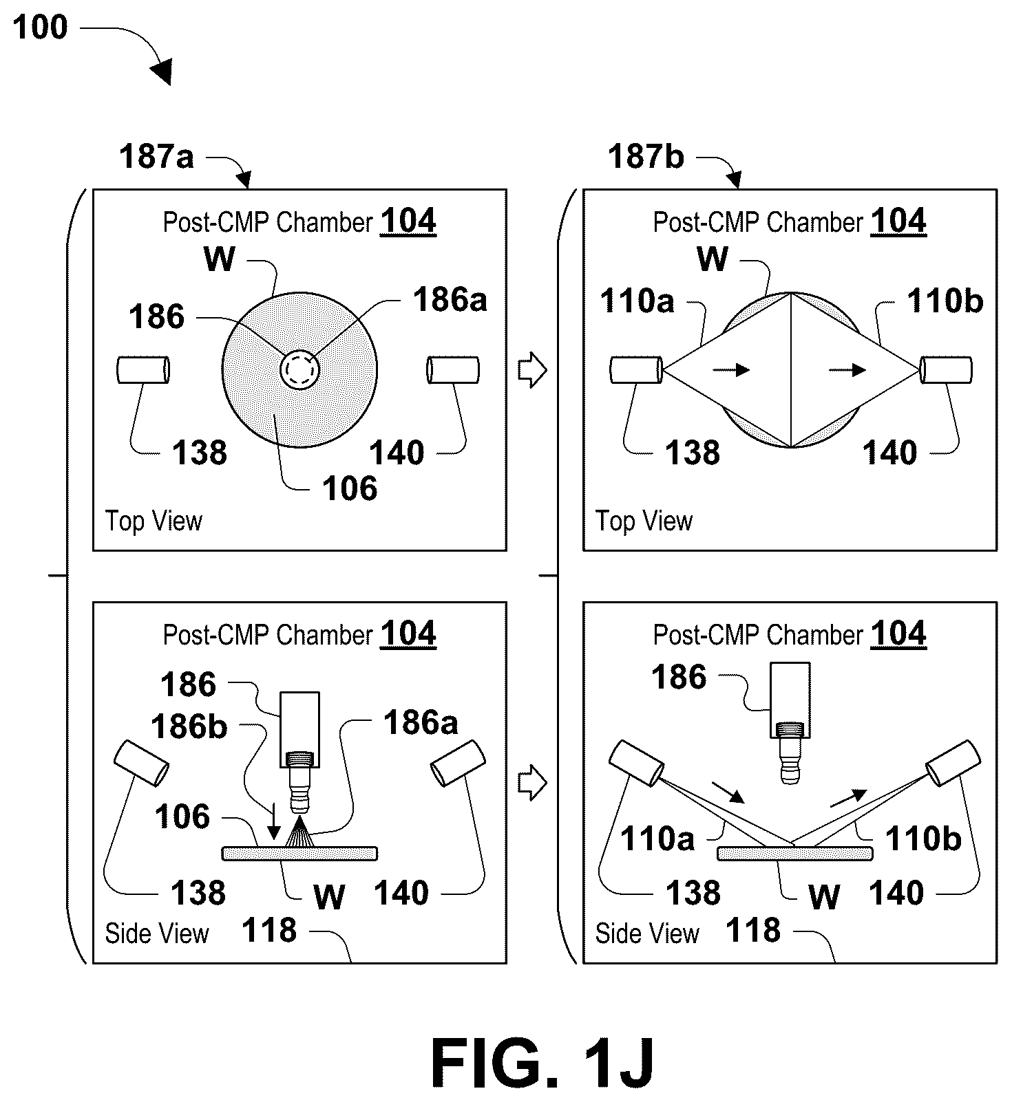 Patent US12347735 Figure 8 – In-situ defect count detection in post chemical mechanical polishing