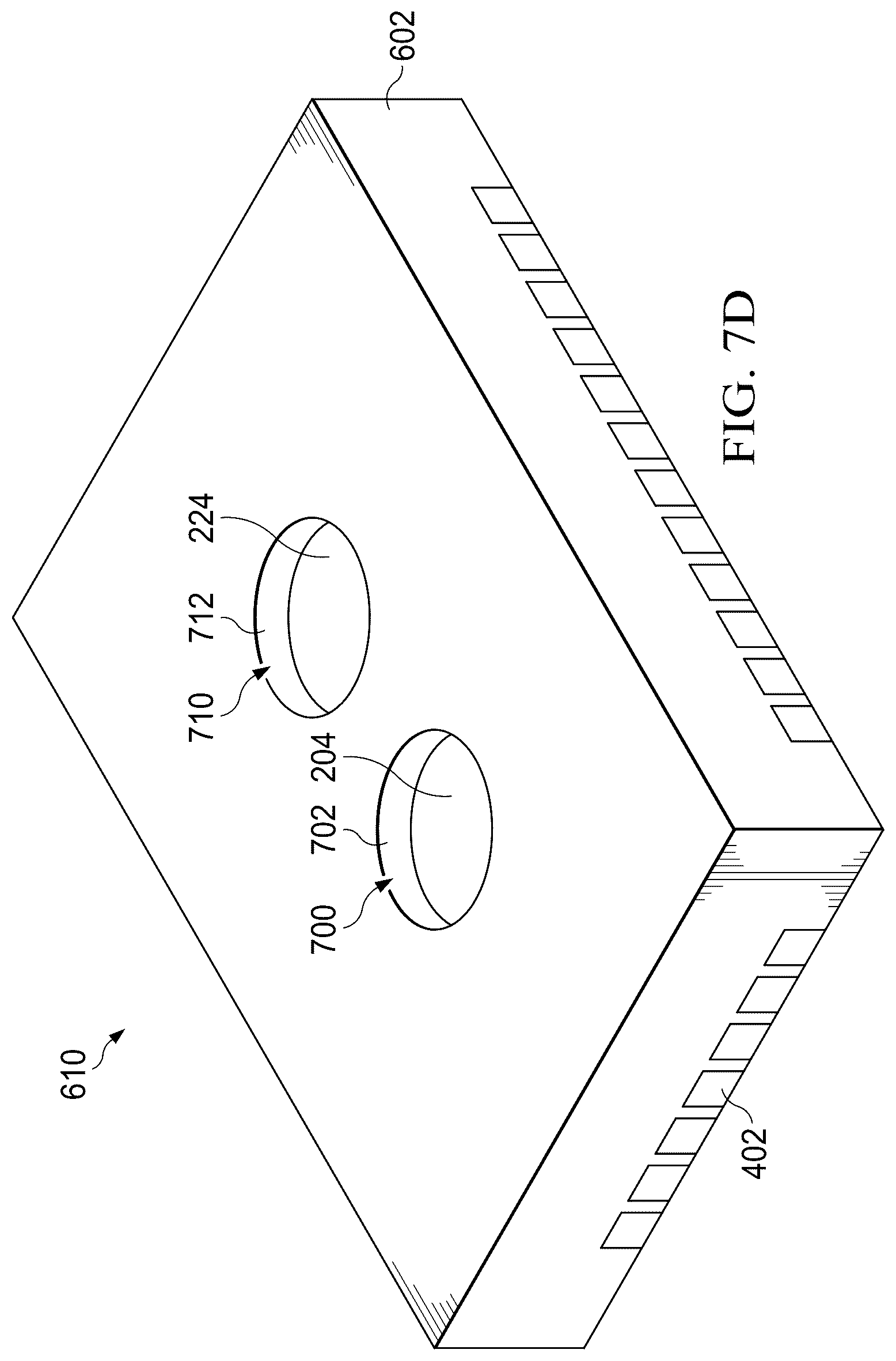 Patent US12347738 Figure 10 – Sensor package cavities with polymer films