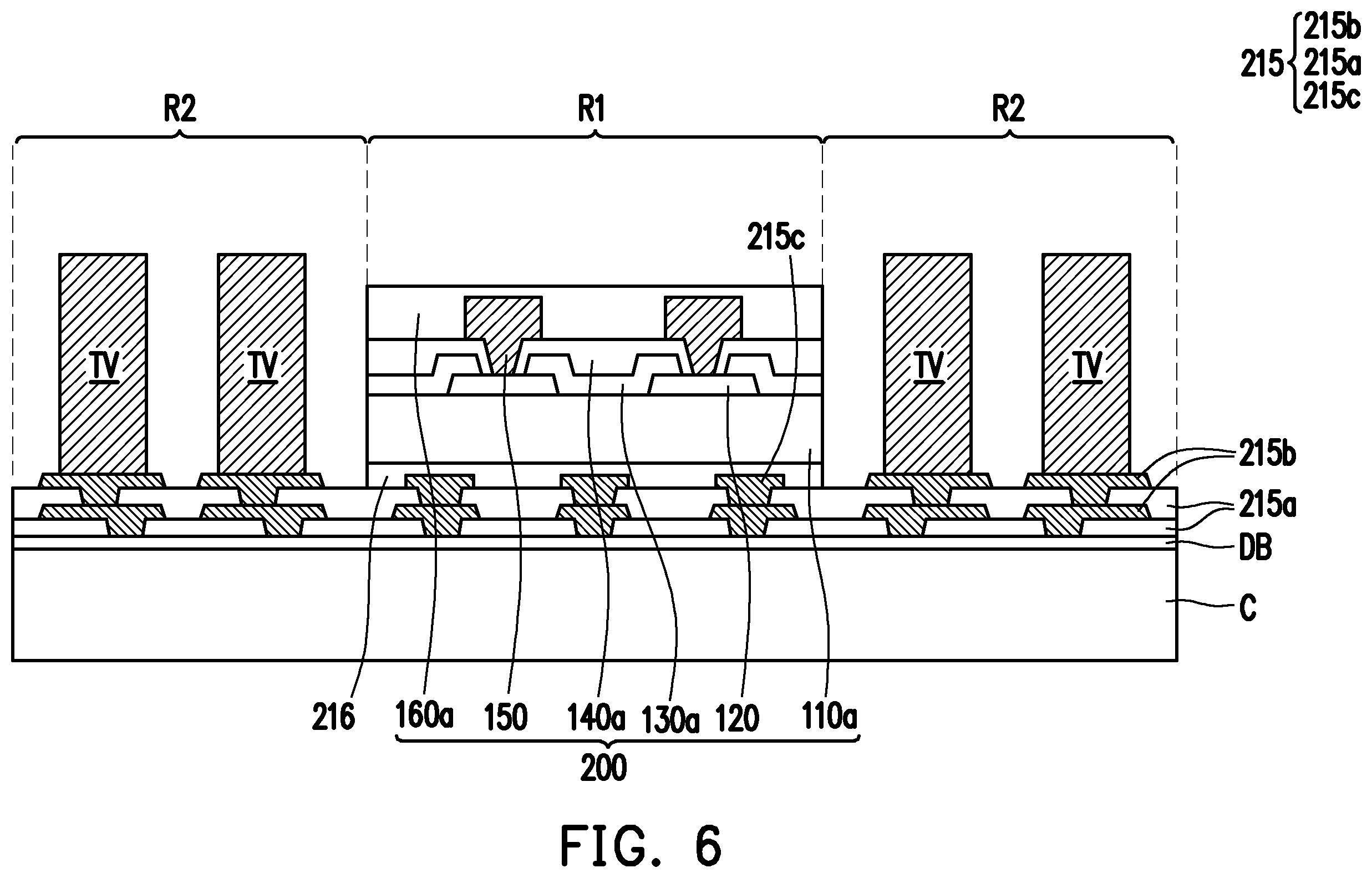 Patent US12347739 Figure 6 – Package structure