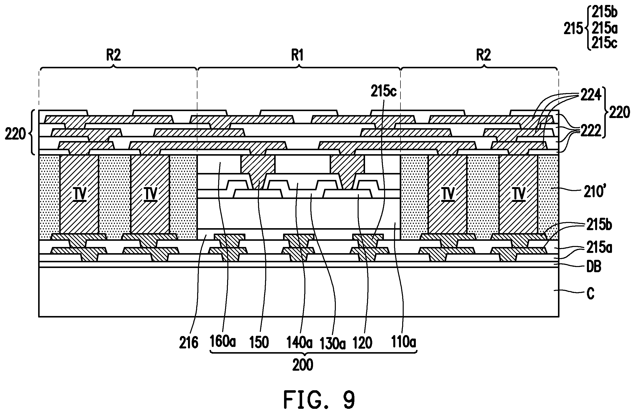 Patent US12347739 Figure 9 – Package structure