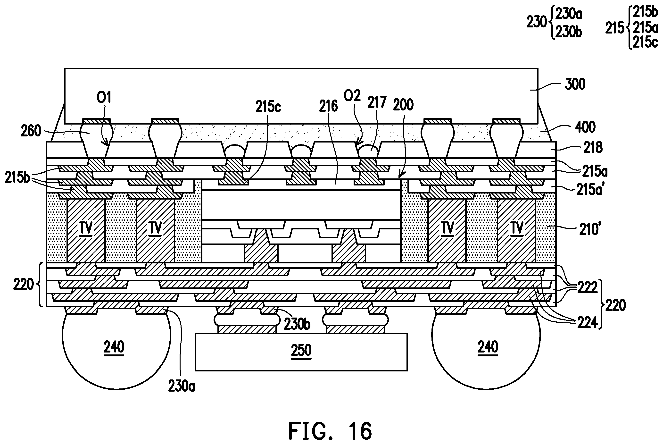 Patent US12347739 Figure 16 – Package structure