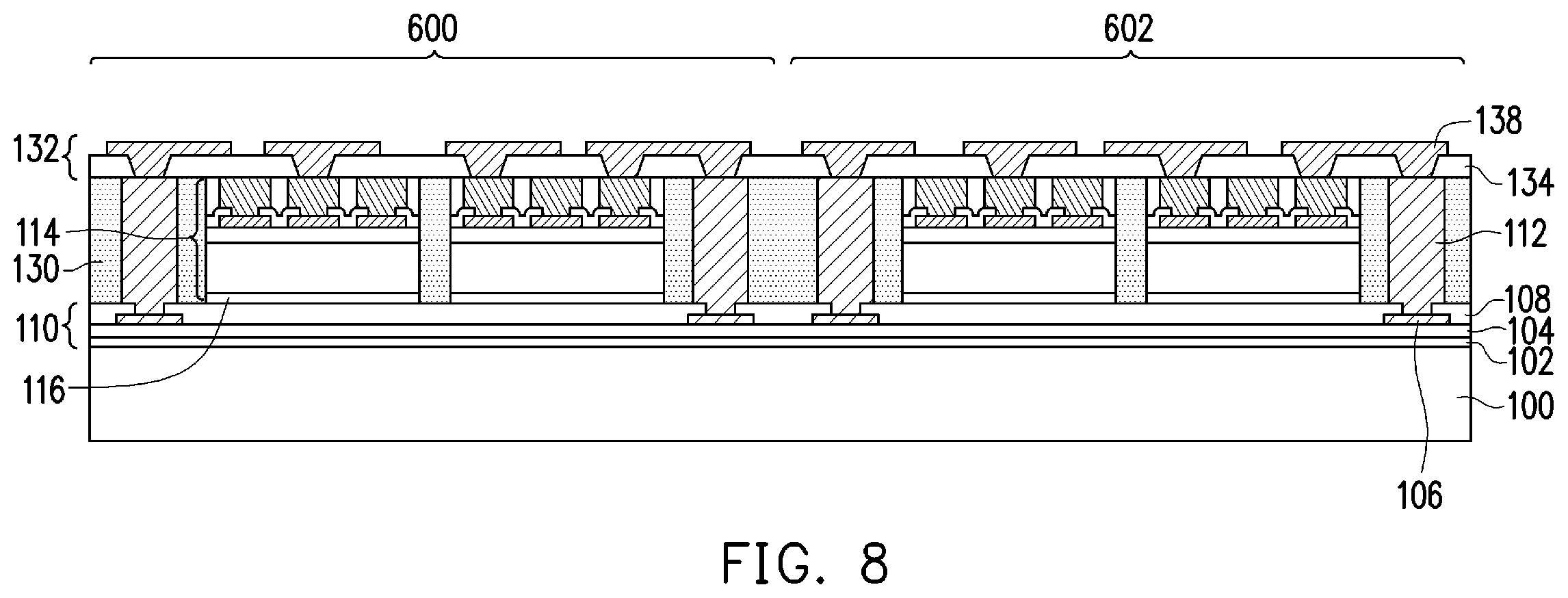 Patent US12347749 Figure 8 – Semiconductor packages