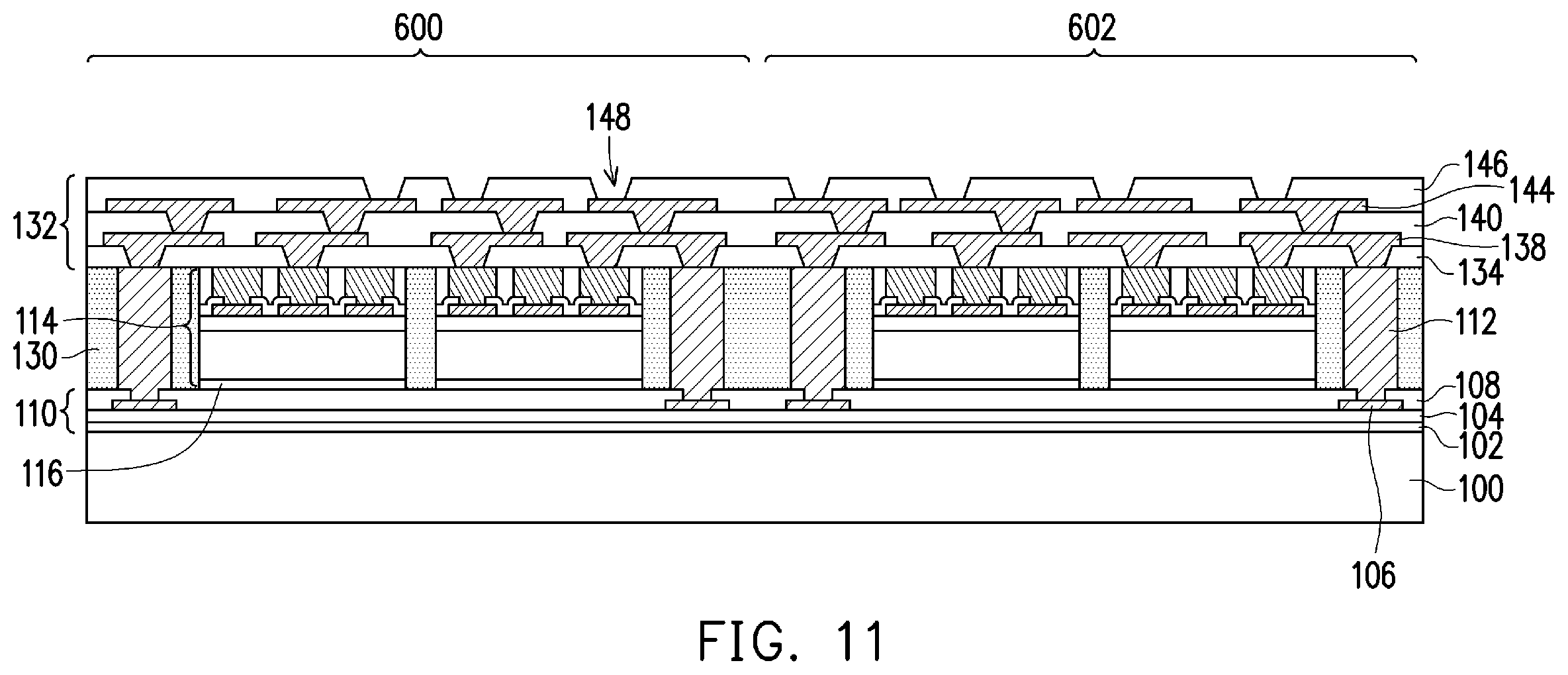 Patent US12347749 Figure 11 – Semiconductor packages