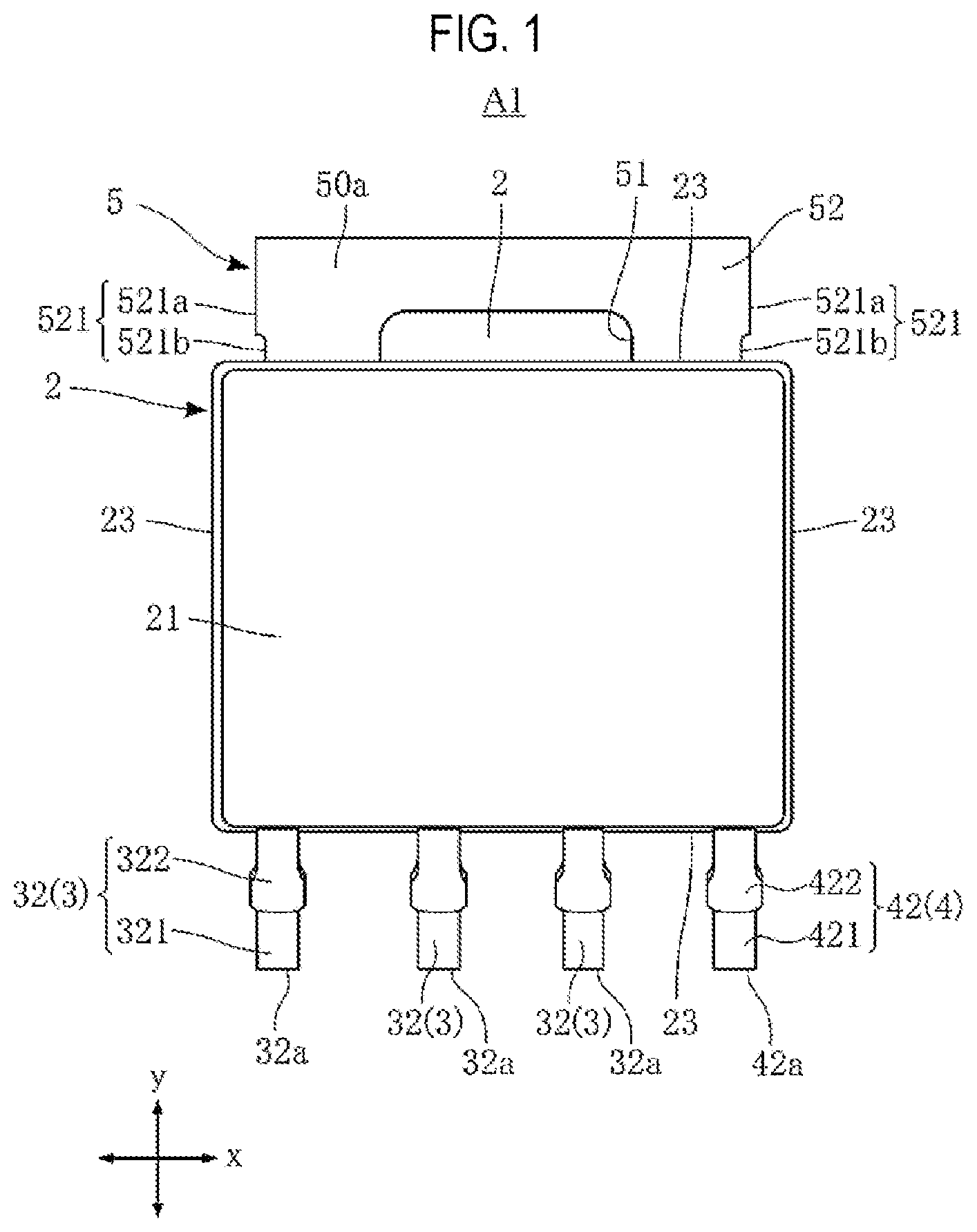 Patent US12347752 Figure 1 – Semiconductor device