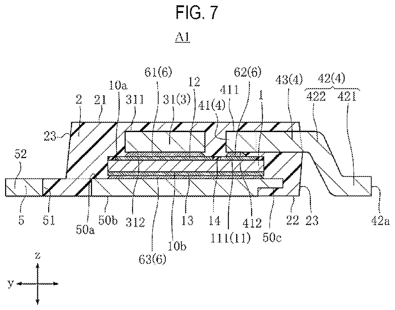 Patent US12347752 Figure 7 – Semiconductor device
