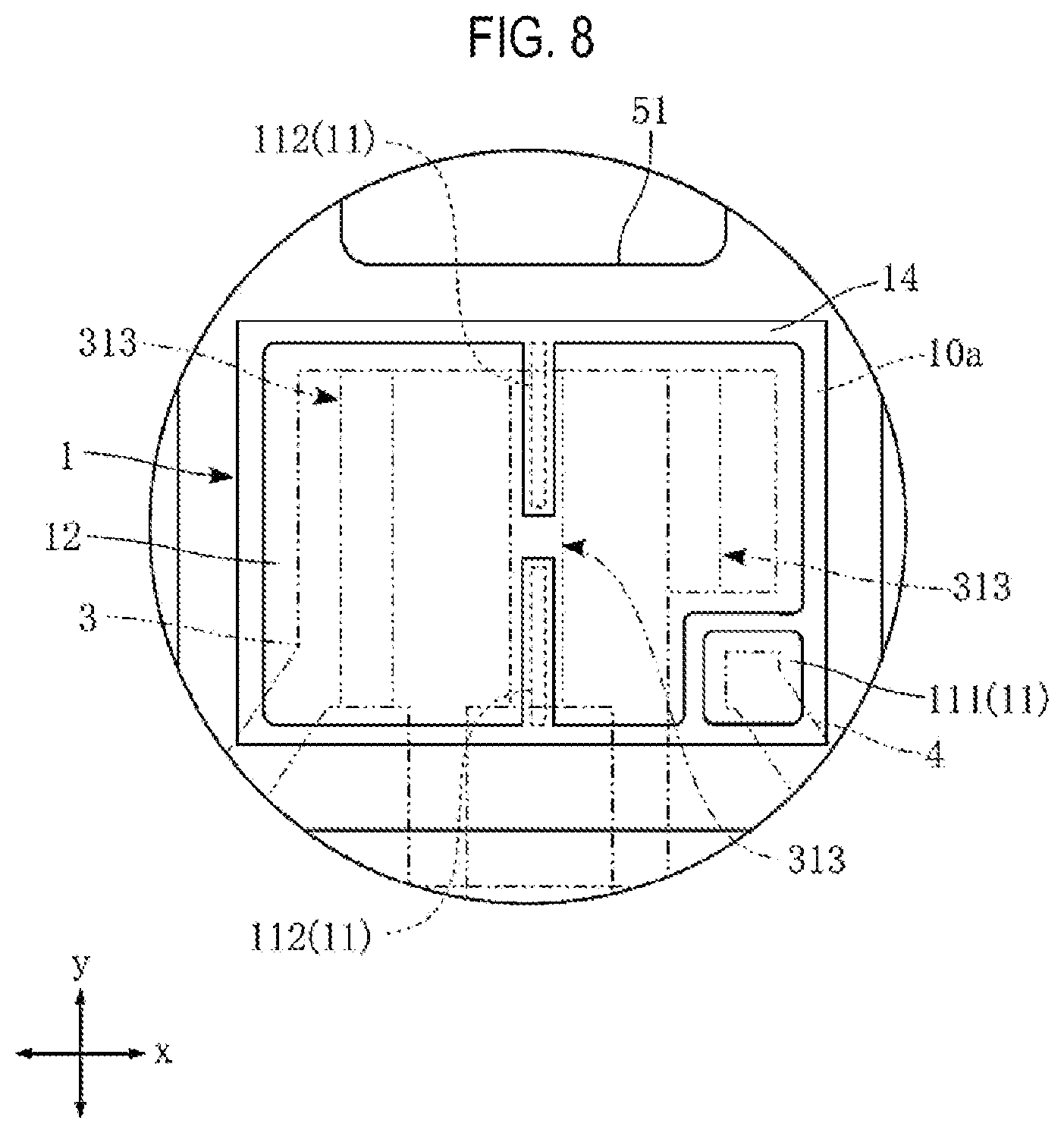 Patent US12347752 Figure 8 – Semiconductor device