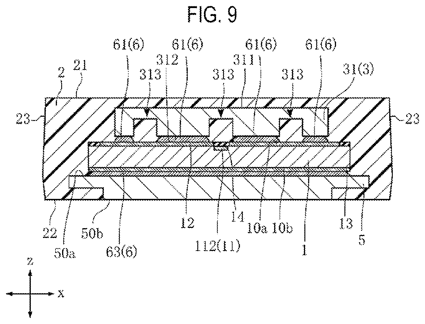 Patent US12347752 Figure 9 – Semiconductor device