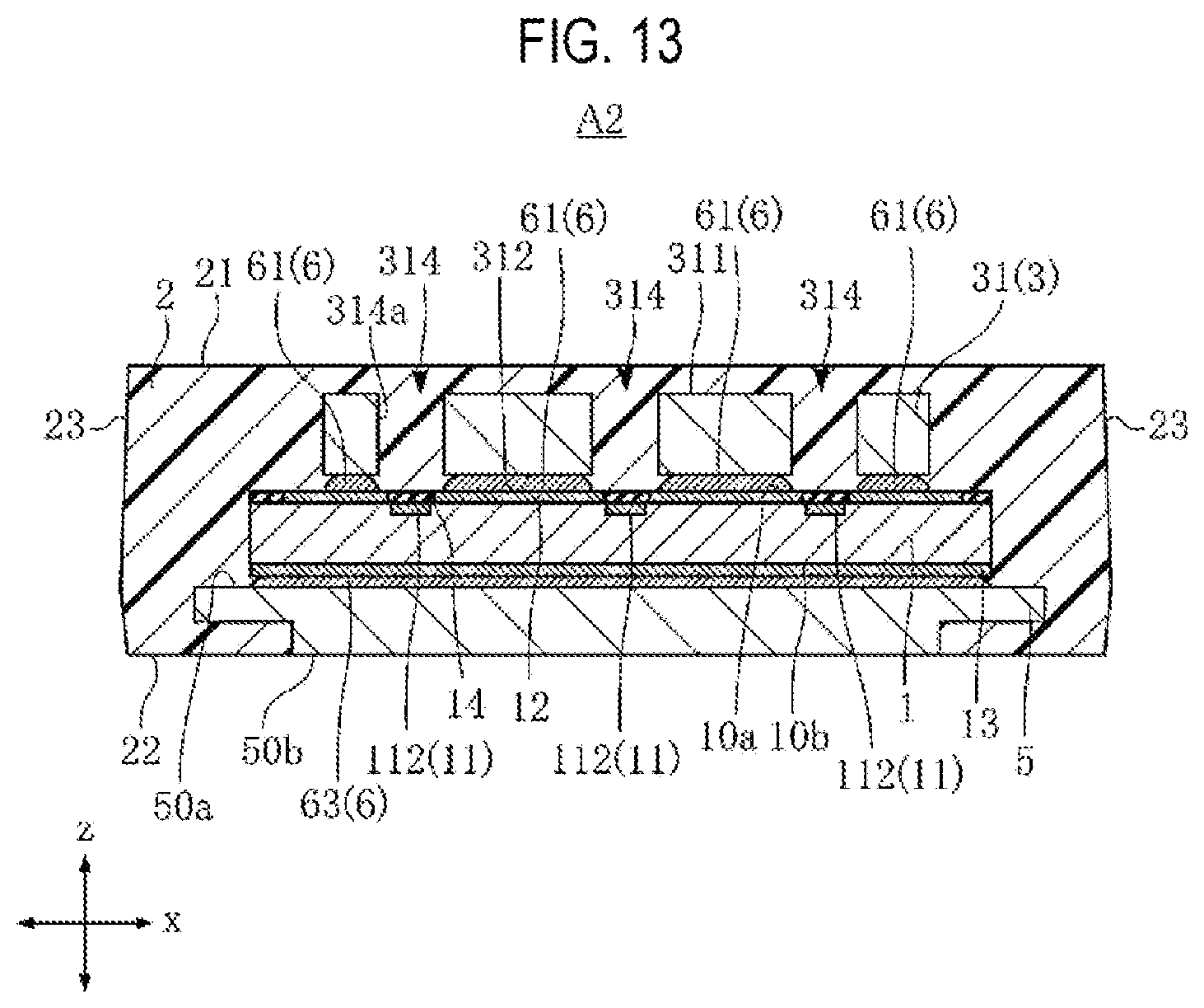 Patent US12347752 Figure 13 – Semiconductor device