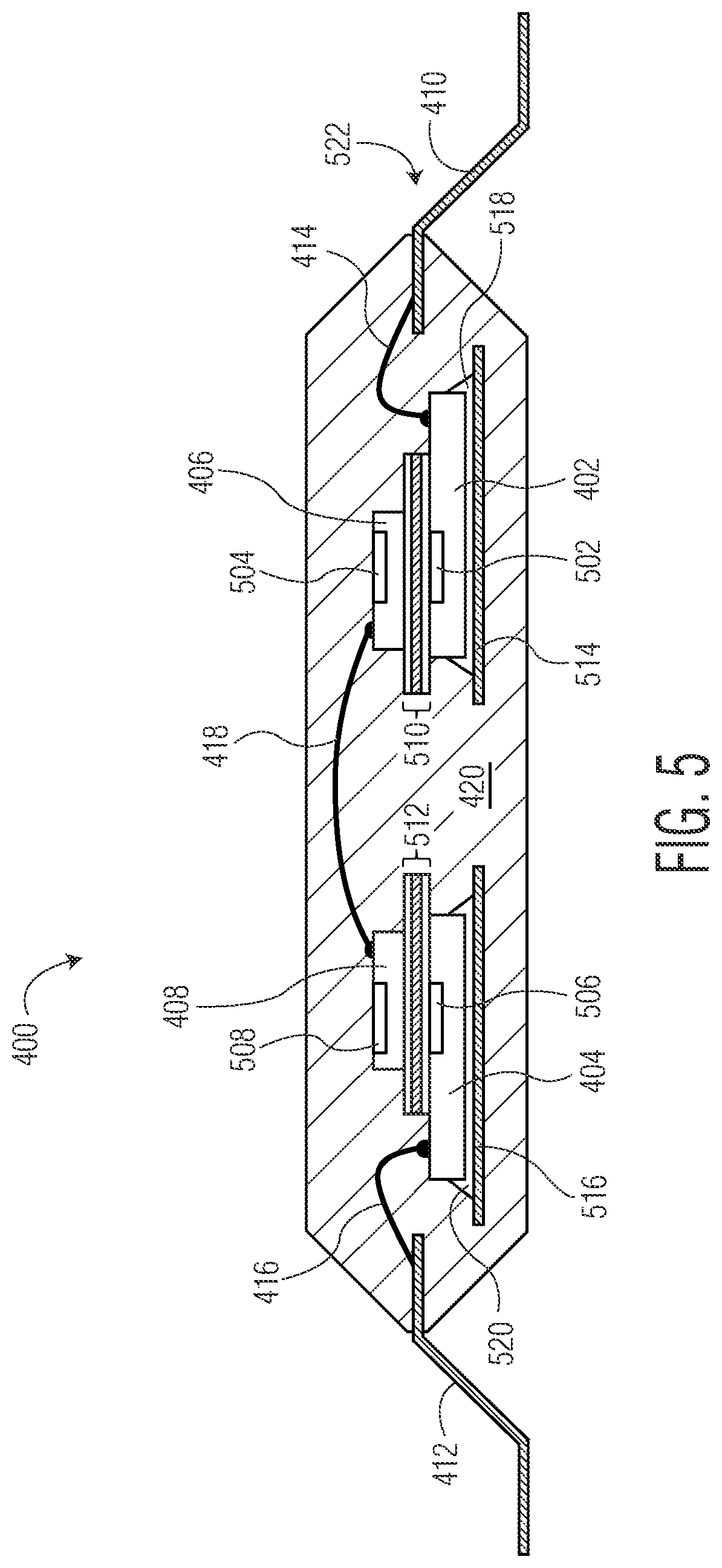 Patent US12347753 Figure 5 – Semiconductor device having galvanic isolation and method therefor