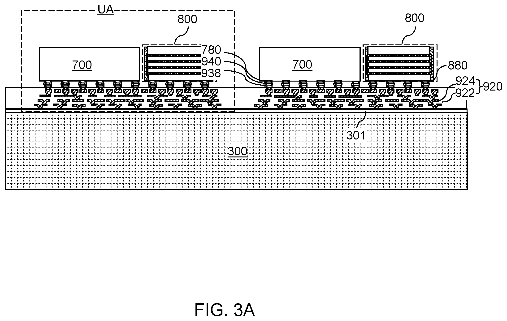 Patent US12347758 Figure 5 – Dual-underfill encapsulation for packaging and methods of forming the same